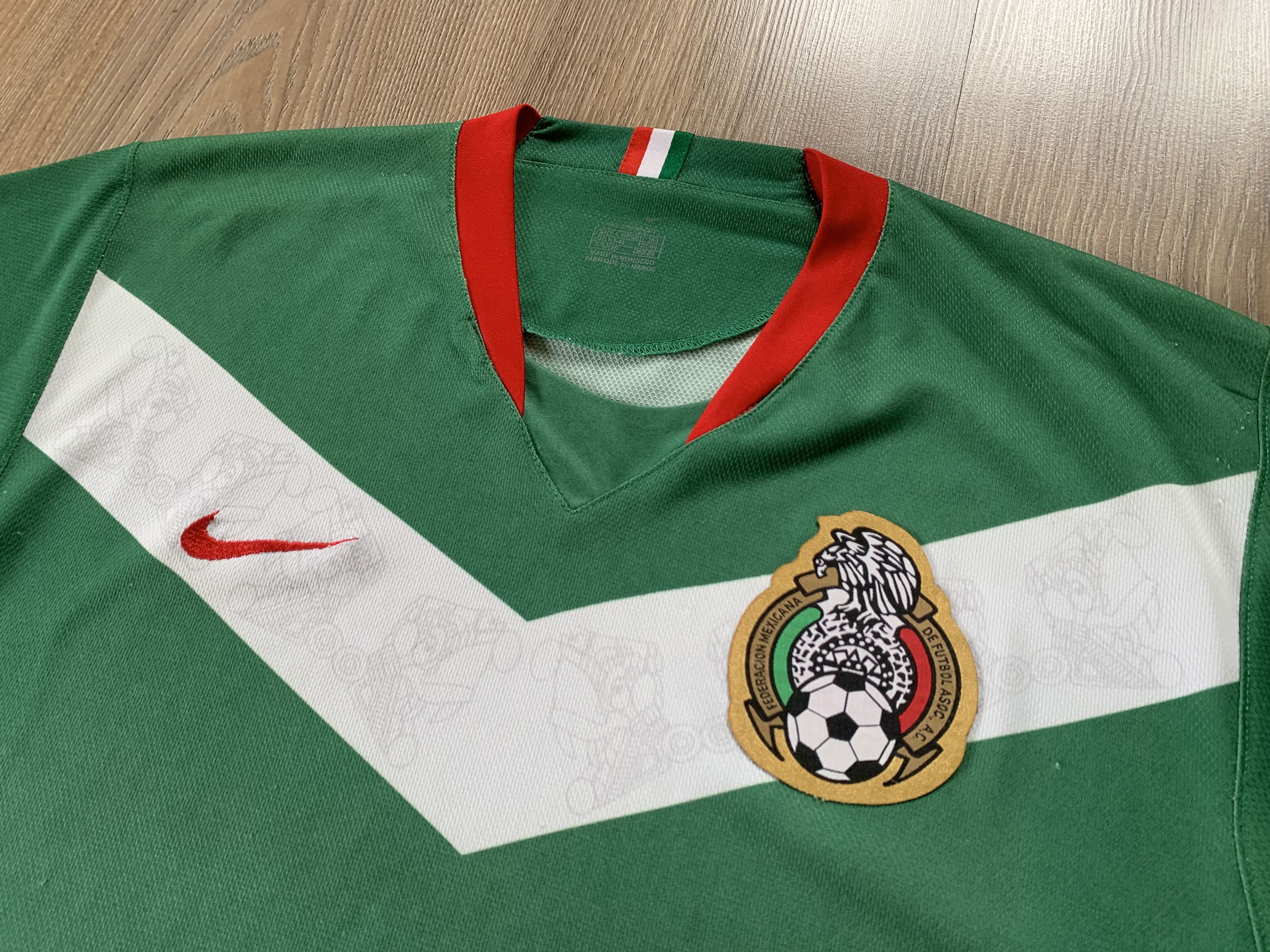 Vintage Vintage Nike Mexico World Cup Shirt Jersey 2006 Size US L / EU 52-54 / 3 - 4 Thumbnail