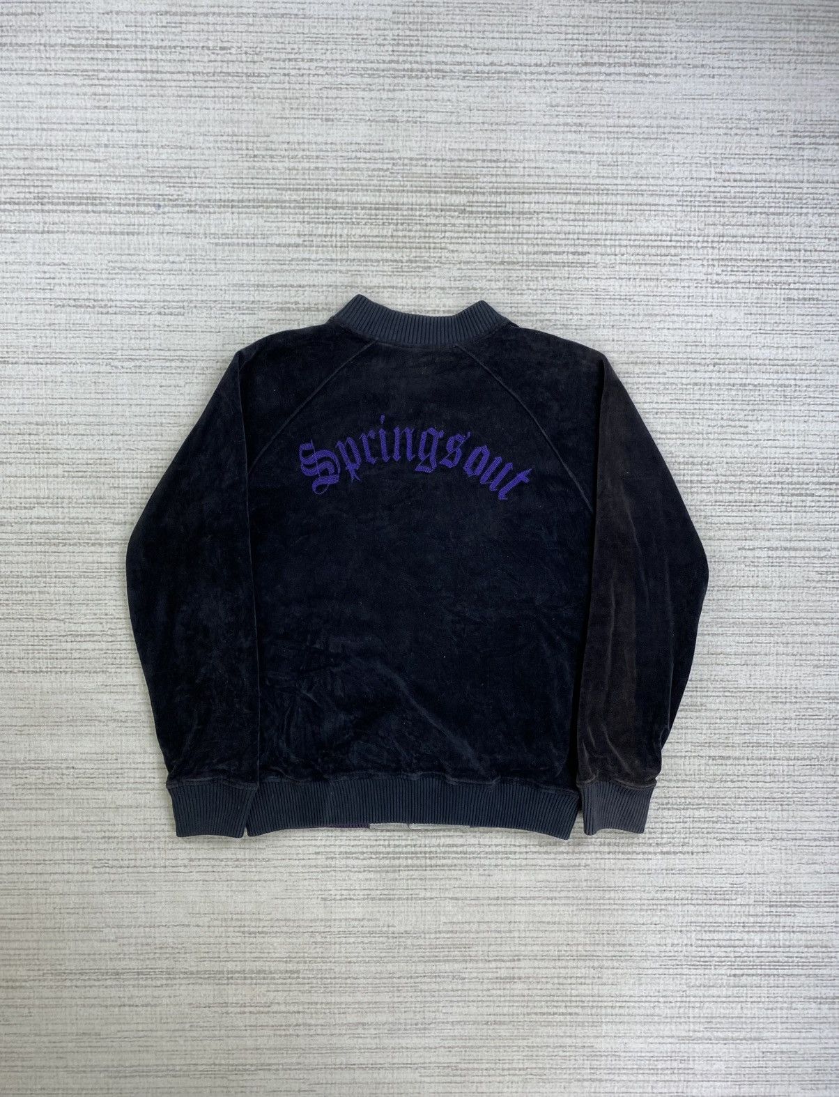 Japanese Brand × Le Grande Bleu (L.G.B.) × Vintage Vtg Soves Mastermind Japan Embroider Skull Reversible Jacket Size US M / EU 48-50 / 2 - 2 Thumbnail