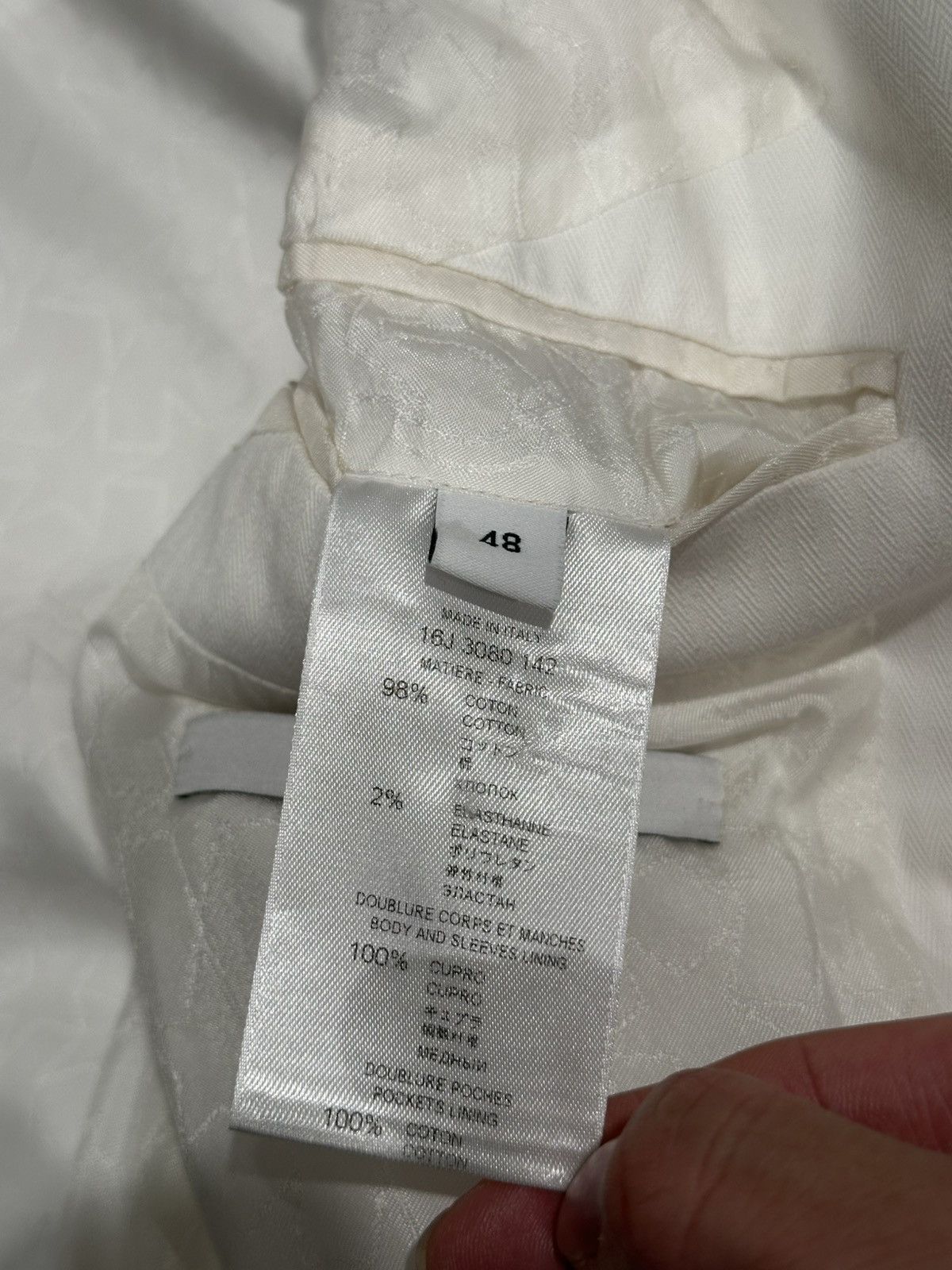 Givenchy Givenchy Peaked Lapel Blazer 48 Size 48R - 6 Thumbnail