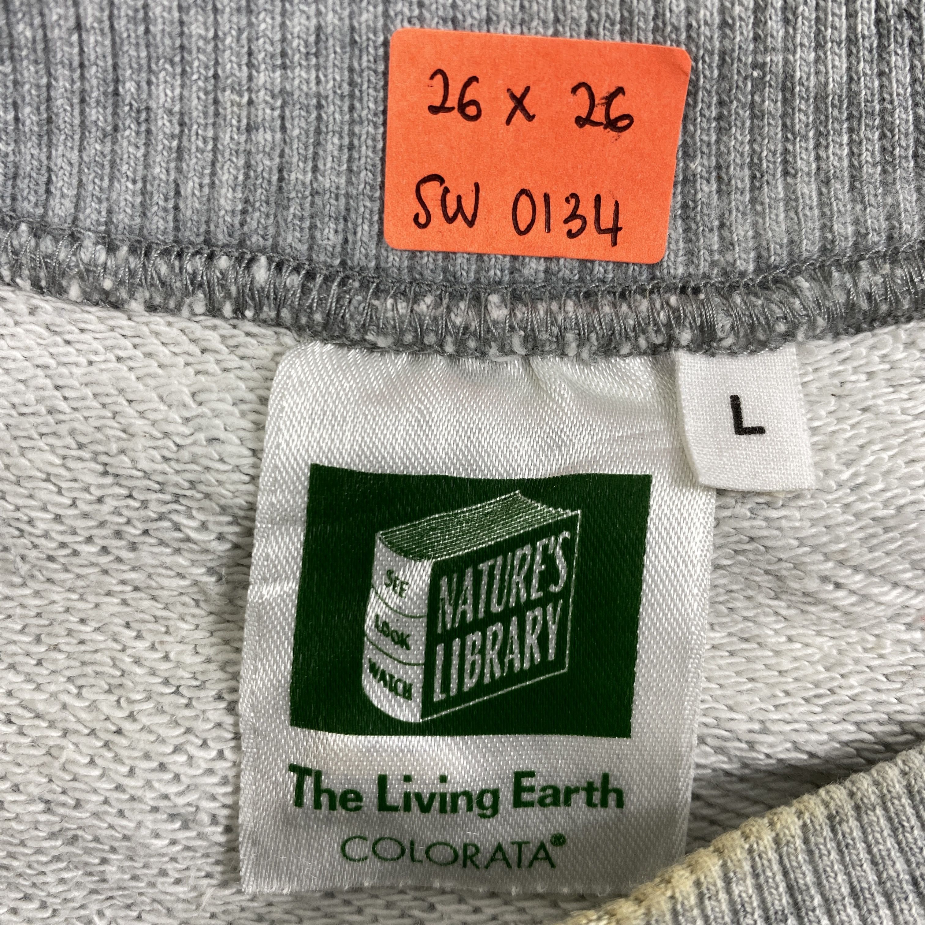 Japanese Brand Vintage The Living Earth Sweatshirt Dirty - SW0134 Size US L / EU 52-54 / 3 - 3 Thumbnail
