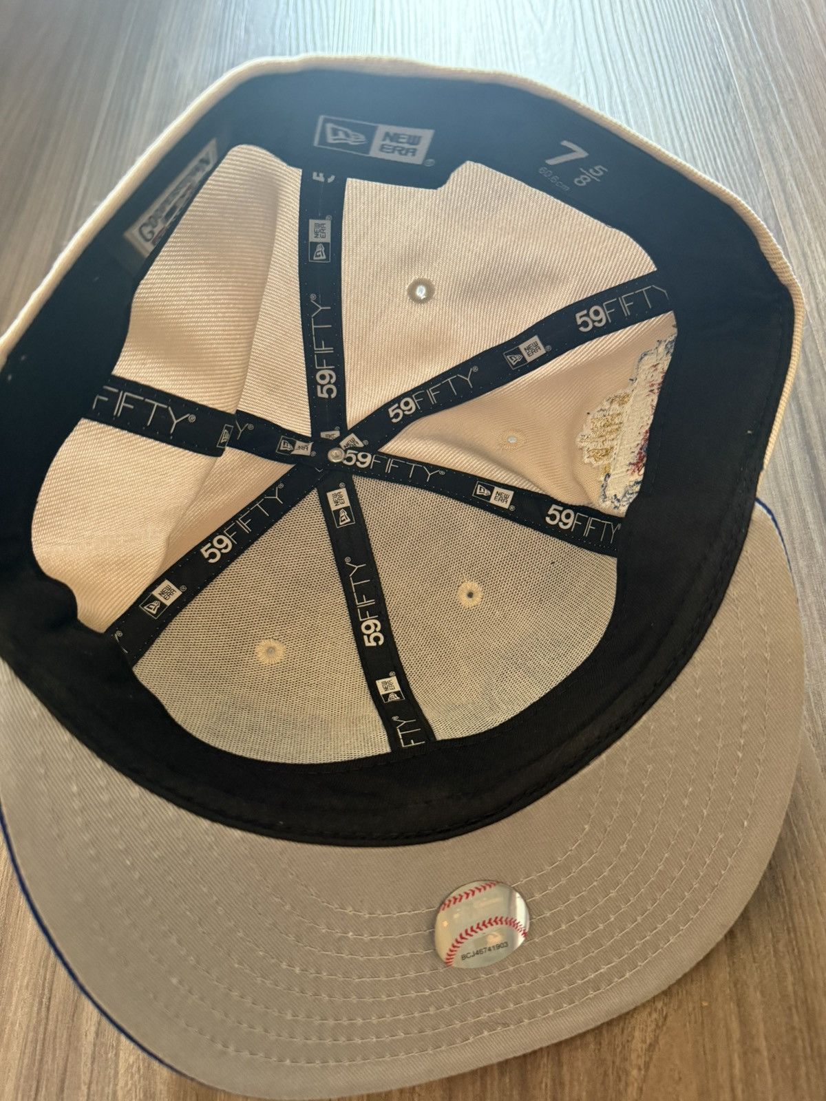 New Era New Era Los Angeles Dodgers Fitted Hat Size 7 5/8 Size ONE SIZE - 5 Thumbnail