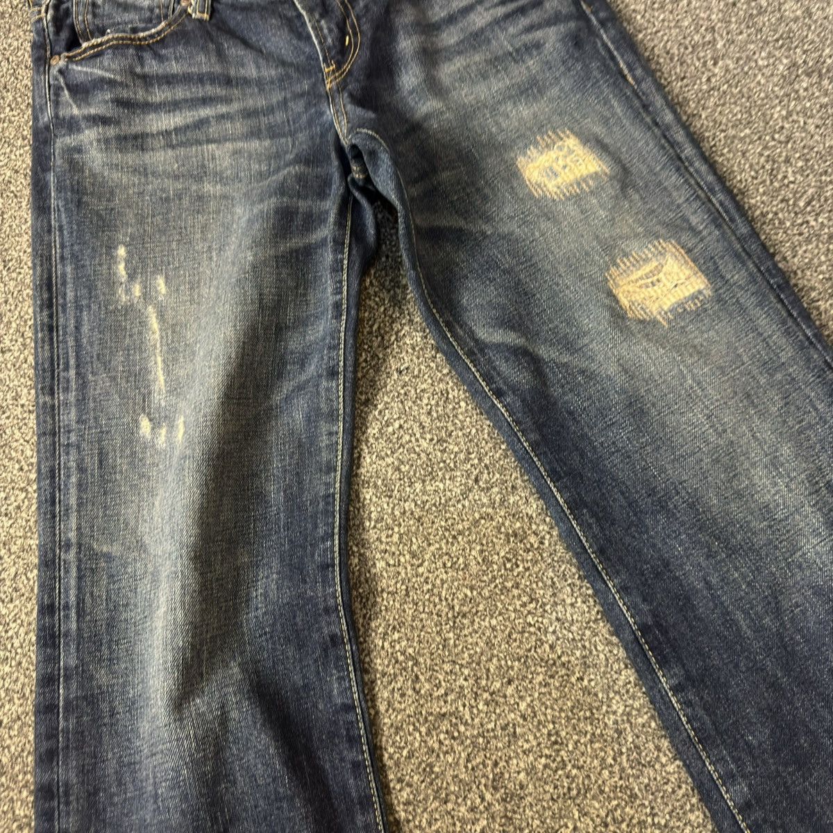 Miss Sixty 🔥 Vintage 90s Levis 502 Distressed Denim W29 Size 29" - 4 Thumbnail