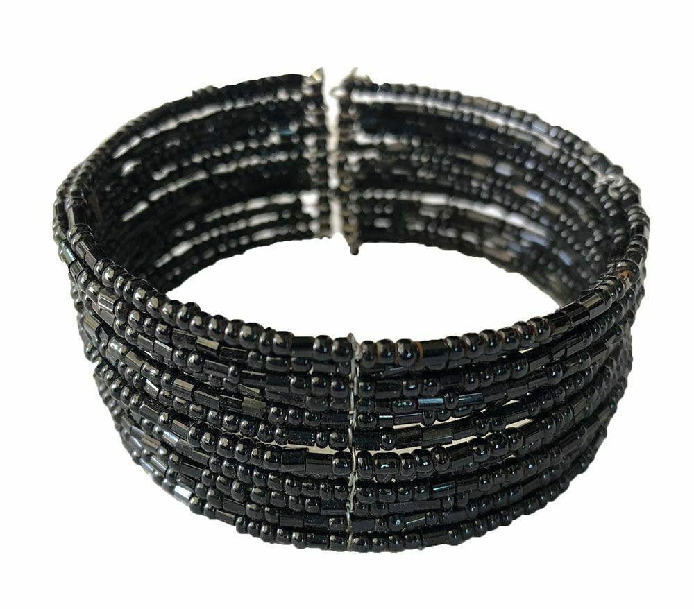 Designer New Black Rigid Shakira Bracelet. Size ONE SIZE - 1 Thumbnail