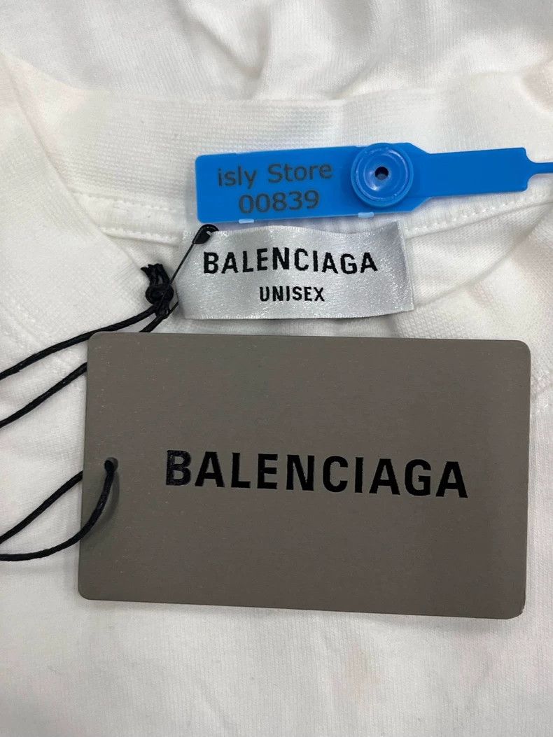 Balenciaga Balenciaga Logo monogrammed crewneck pullover short sleeve Size US XXS / EU 40 - 5 Thumbnail