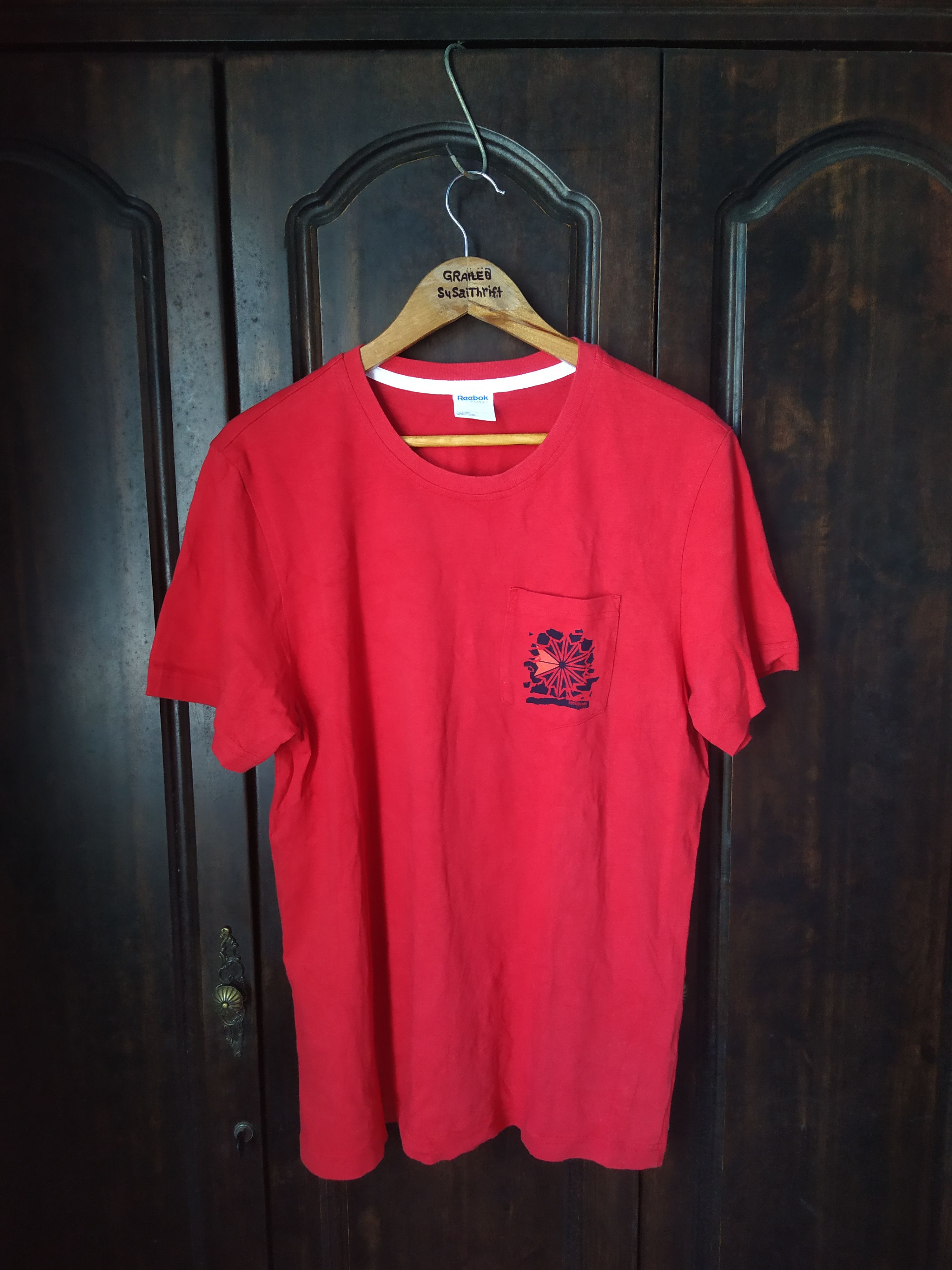 Reebok Reebok classic big logo backside casual shirt Size US M / EU 48-50 / 2 - 2 Thumbnail