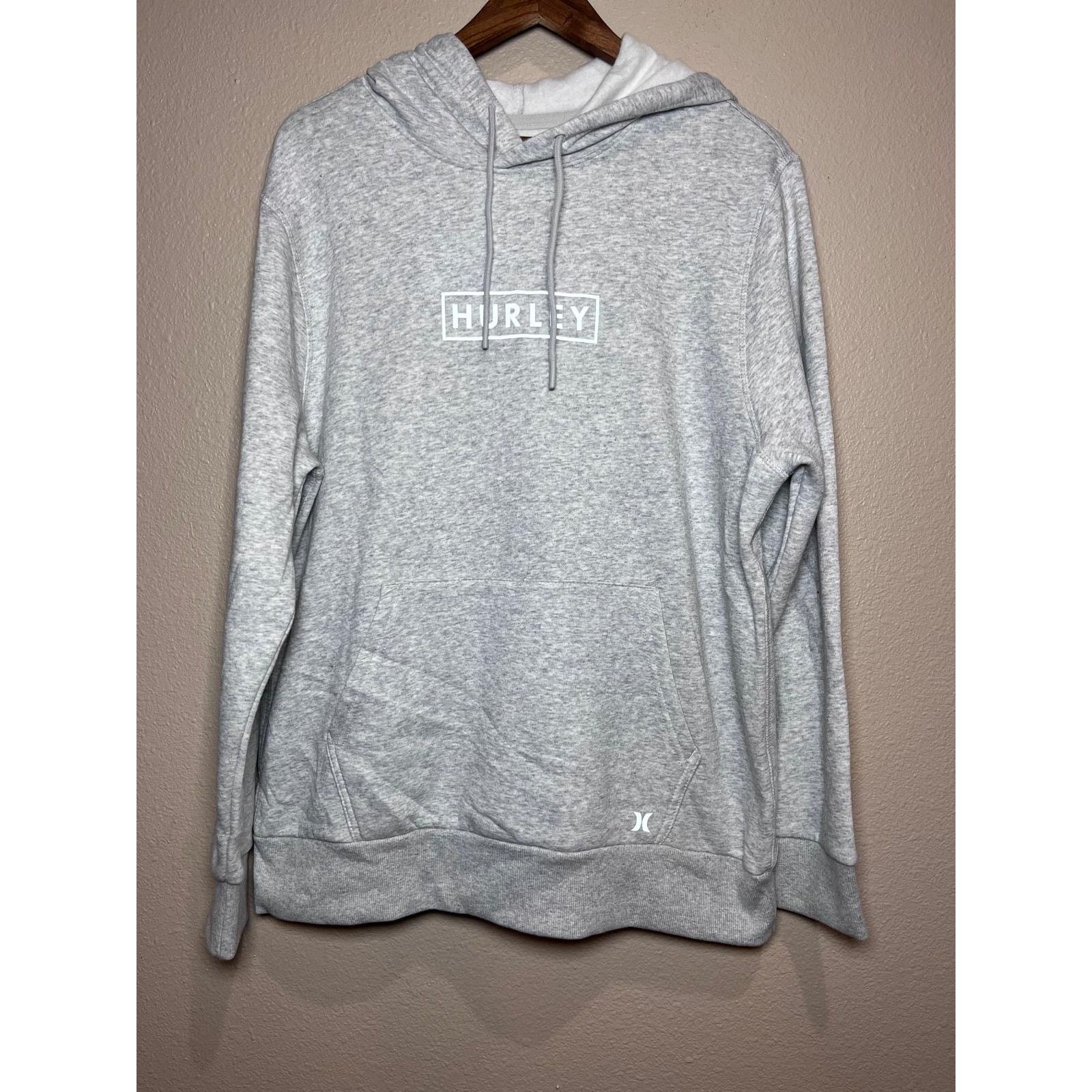 Hurley 👟 Hurley Logo Hoodie – Light Gray Size L Size US L / EU 52-54 / 3 - 1 Thumbnail