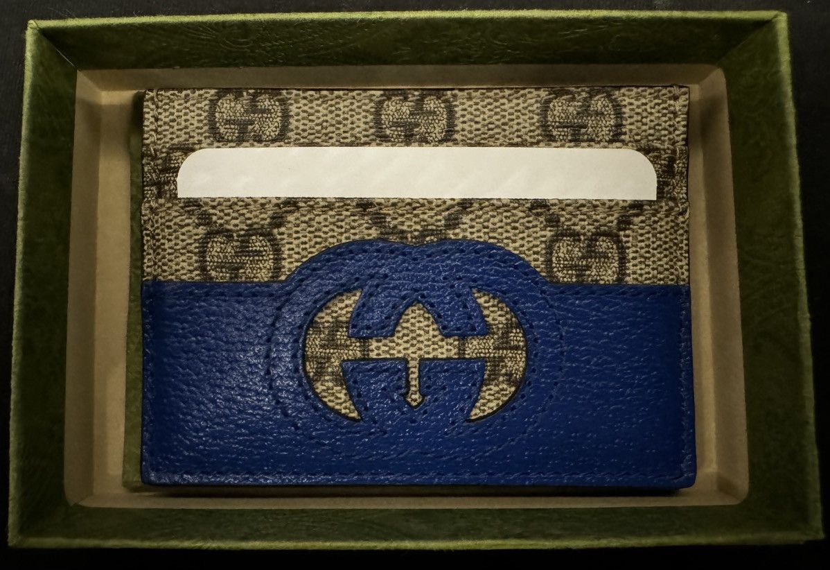 Gucci Gucci Cut-Out Interlocking G Card Case *NEW* Size ONE SIZE - 1 Thumbnail