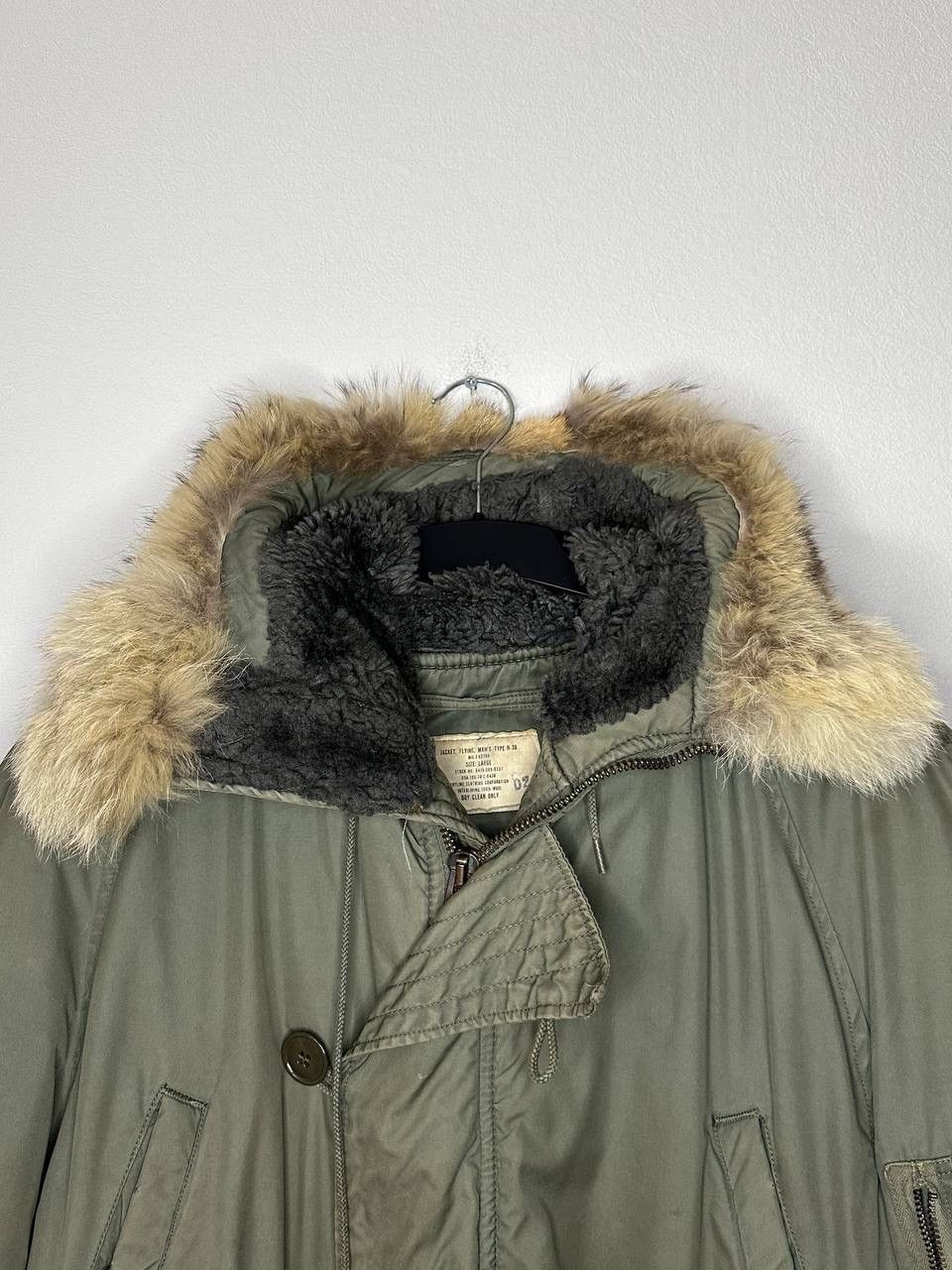 Alpha Industries US Army N-3B Flying Jacket MIL-J-6279H Vintage 70s Military Size US L / EU 52-54 / 3 - 15 Thumbnail