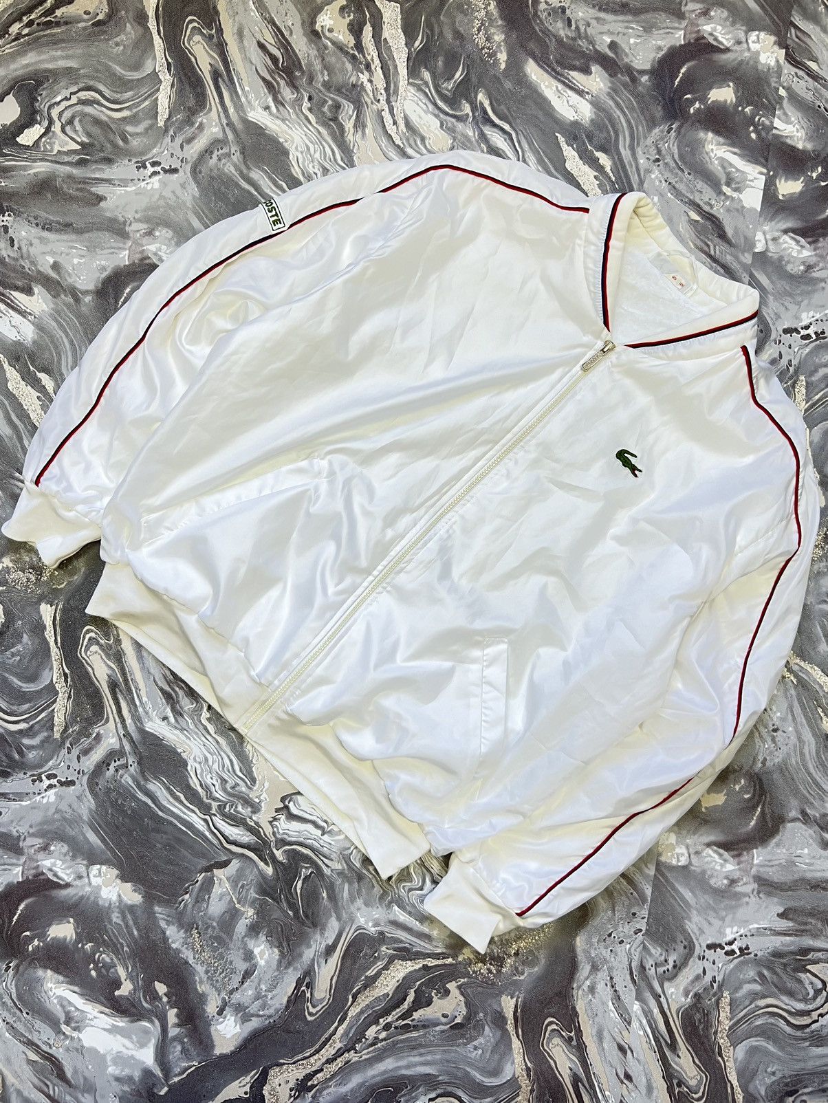 Lacoste × Vintage Mens Vintage Lacoste Track Jacket Olympic crazy y2k rare Size US L / EU 52-54 / 3 - 3 Thumbnail