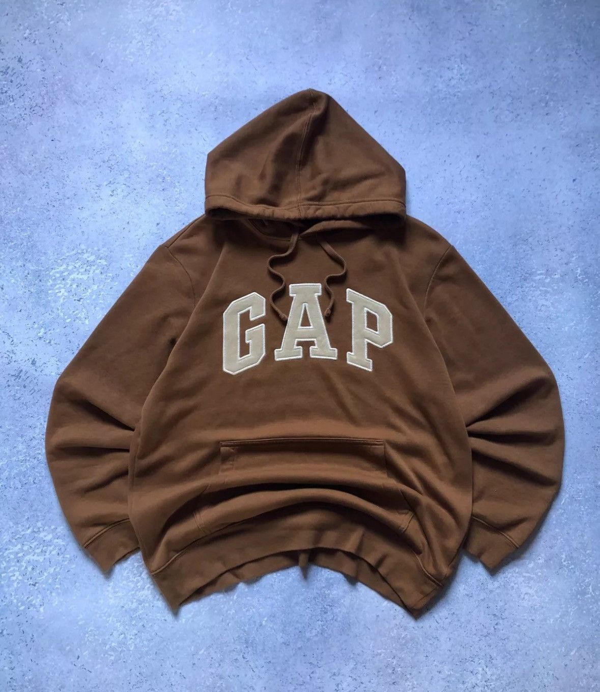 Rare Vintage GAP Hooded Sweatshirt Brown Men's Size M