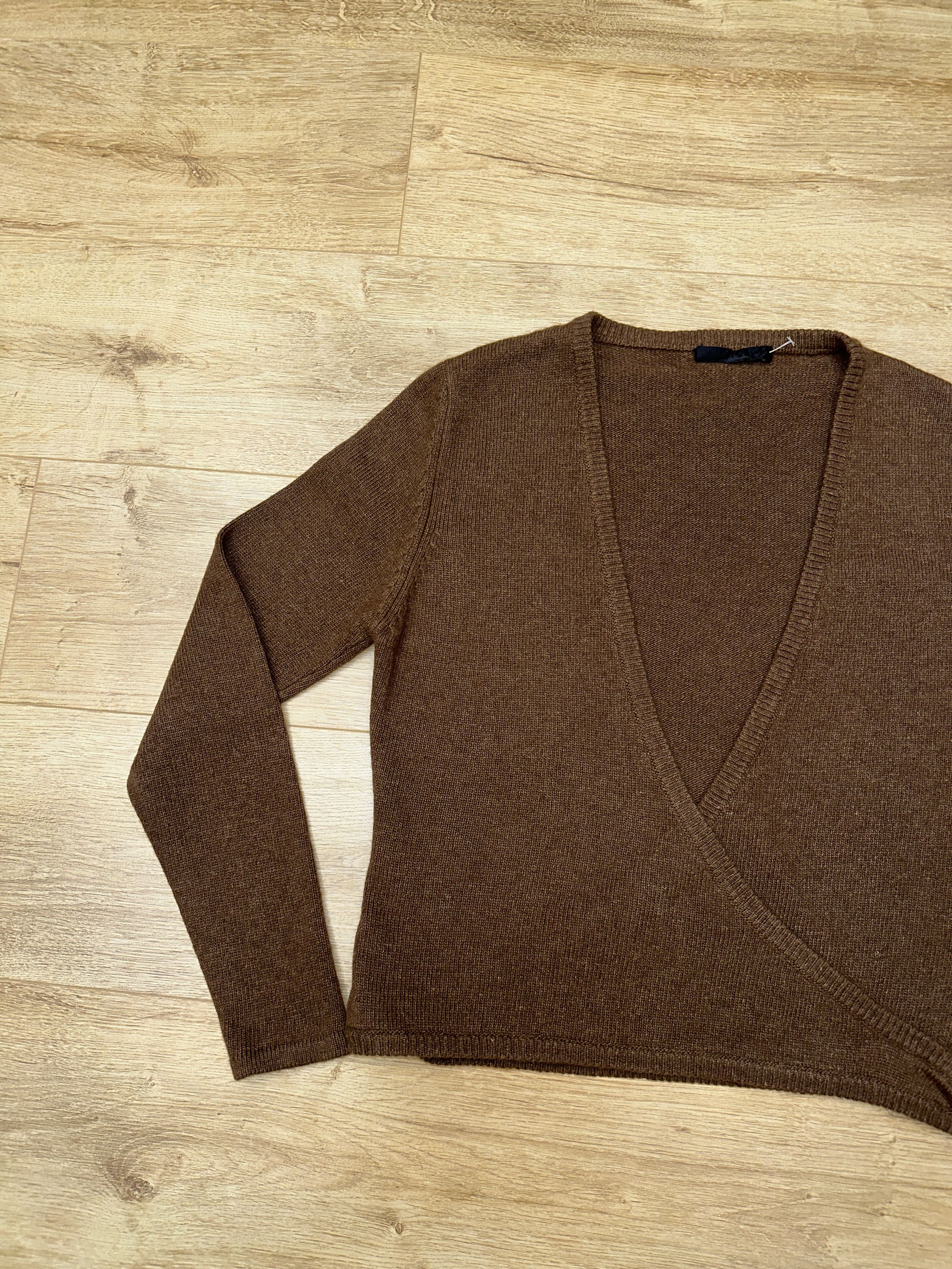 Other Jenni Kayne Wrap Sweater Wool Long Sleeve Knit Top Size S Size S / US 4 / IT 40 - 5 Thumbnail