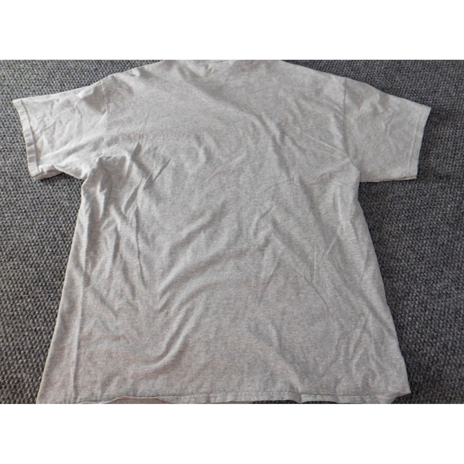 Fruit Of The Loom Myrtle Beach Mens Shirt XL Gray Cotton Knit Short Sleeve Crew Neck Logo T-Shirt Fruit of the Loom Classic, Regular, Men, All Seasons Size US XL / EU 56 / 4 - 6 Thumbnail