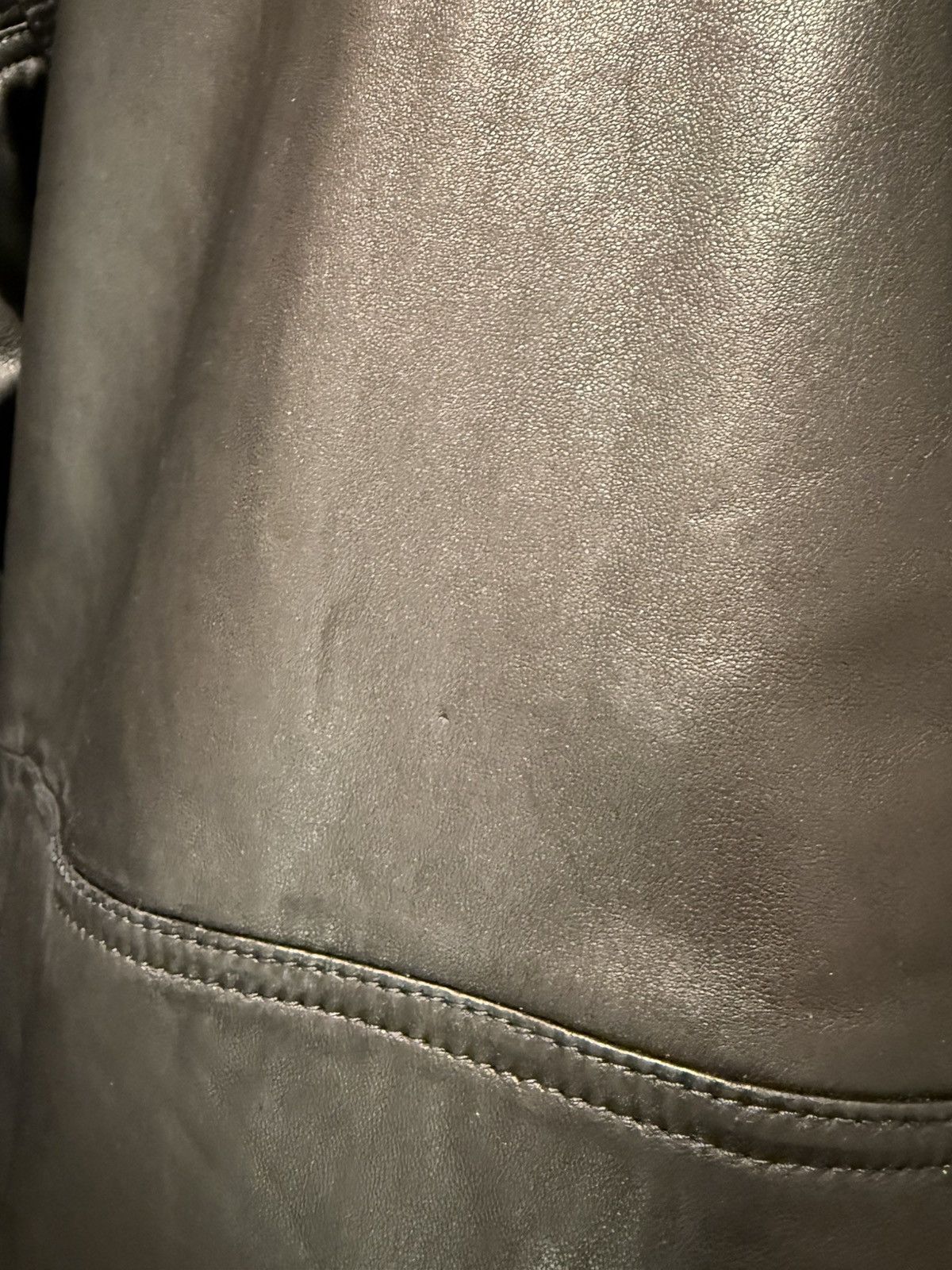 Balenciaga Size 5 leather hoodie pullover Size US XXL / EU 58 / 5 - 9 Thumbnail