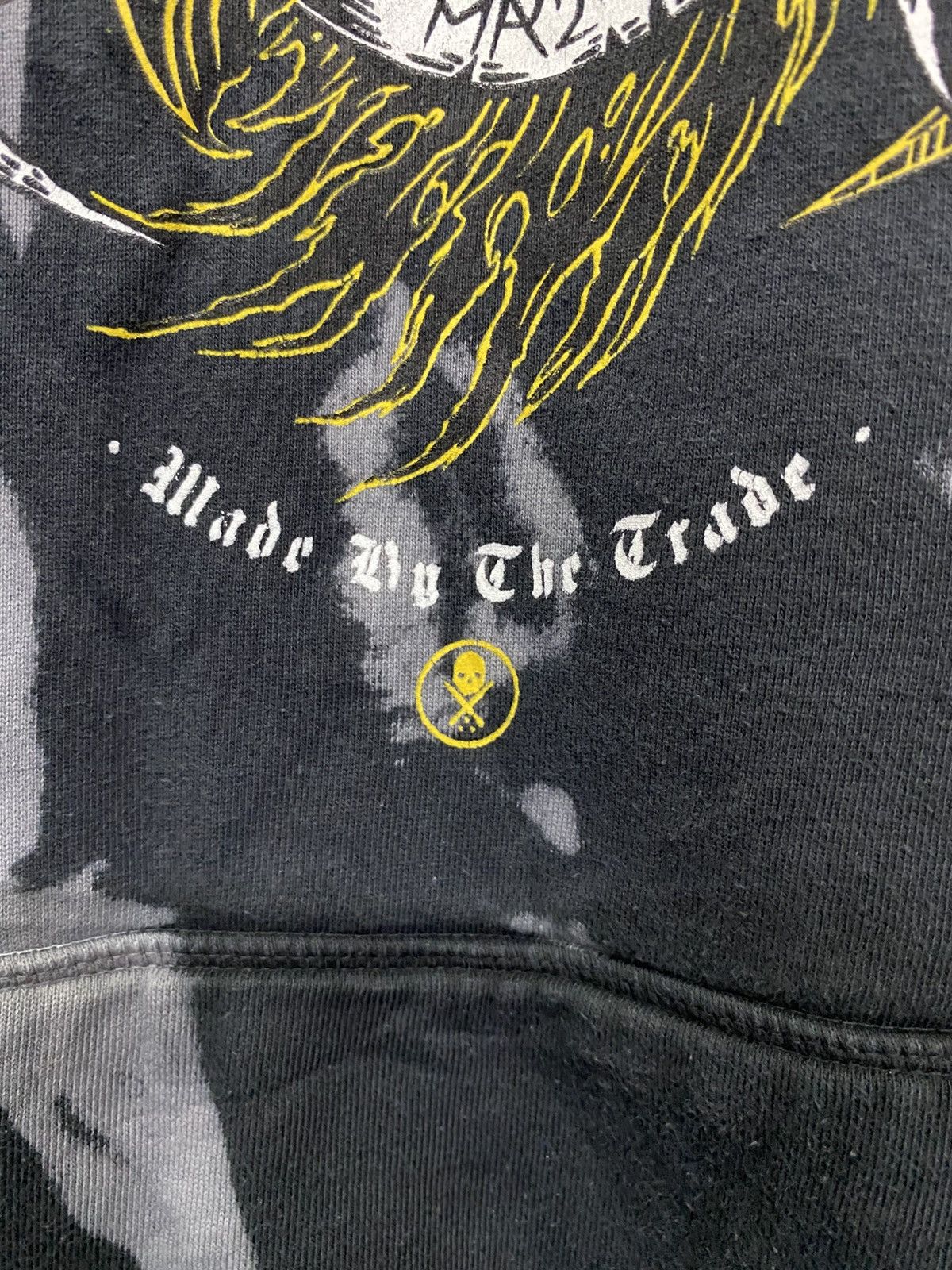 Japanese Brand Shllen Skulls Big Print Tye Dye Hoodie Sweatshirt Size US M / EU 48-50 / 2 - 4 Thumbnail