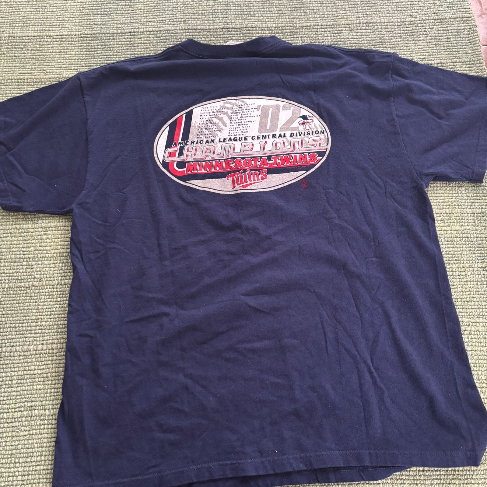 MLB × Vintage Vintage 2002 Minnesota Twins Division Champs Tee Sz XL Size US XL / EU 56 / 4 - 5 Thumbnail