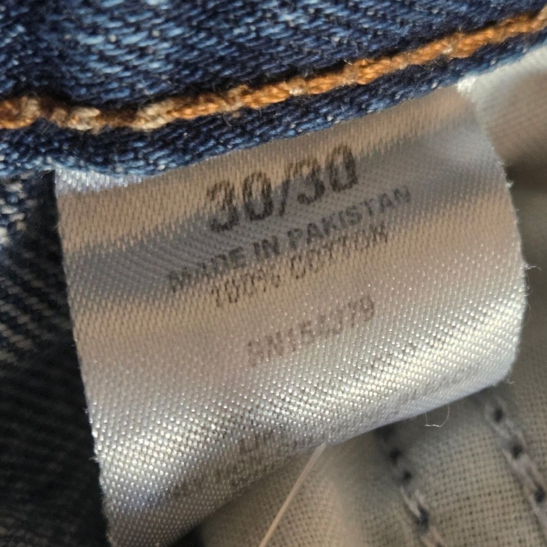 Aeropostale Aero Men's Blue Slim Straight Jeans - Waist 30 x Inseam 30 Size US 30 / EU 46 - 4 Thumbnail