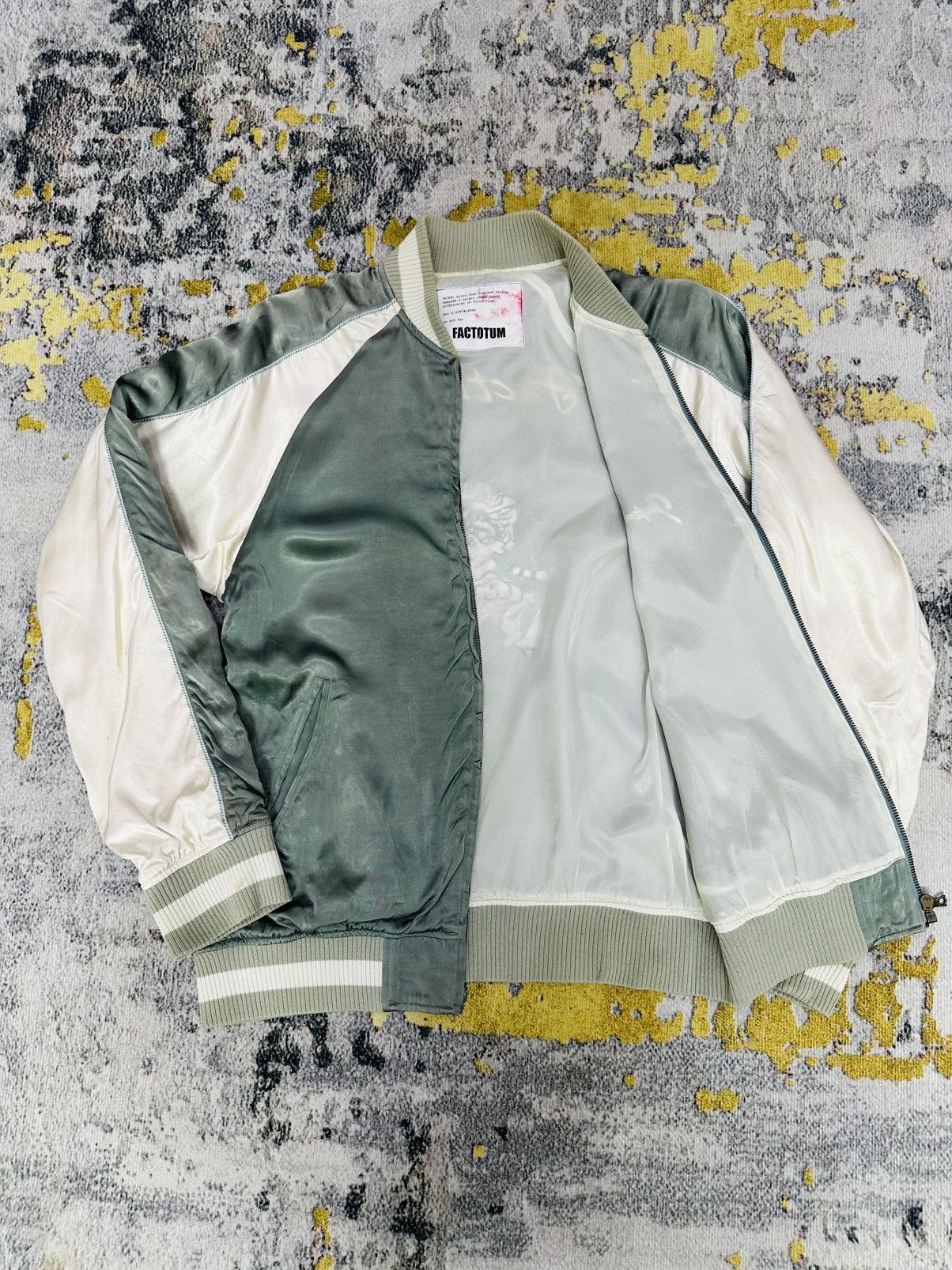 FACTOTUM Factotum Sukajan Japan Embroidery Logo Riri Zipper Size US S / EU 44-46 / 1 - 3 Thumbnail