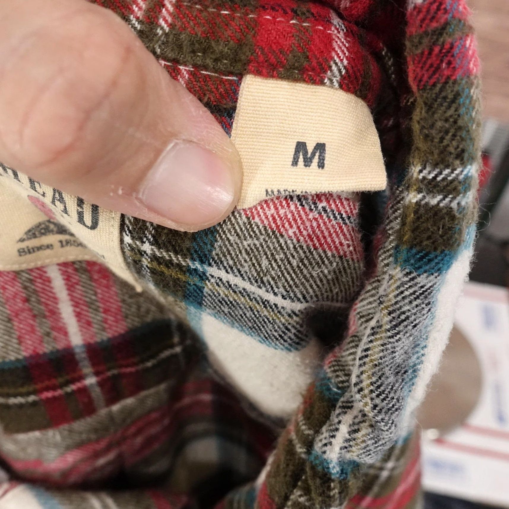 Vintage VINTAGE RedHead Mens Flannel Shirt Medium Long Sleeve Plaid Cotton Outdoors Men Size US M / EU 48-50 / 2 - 7 Thumbnail