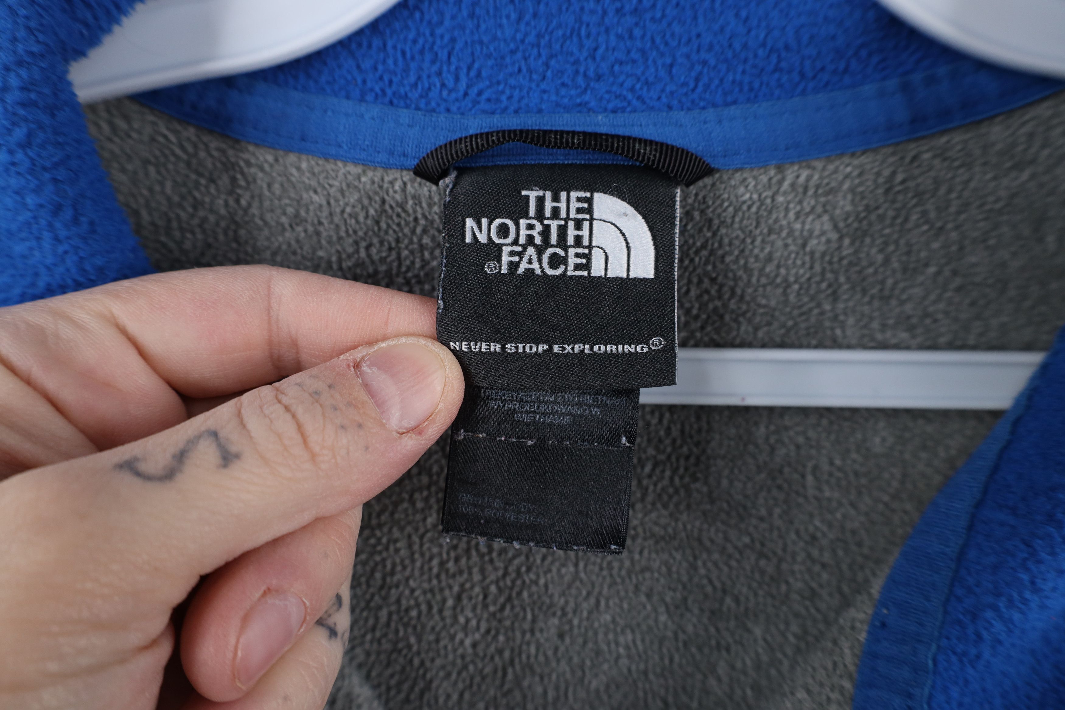 The North Face × Vintage The North Face Lightweight Fleece Half Zip Sweater Gray Size US XL / EU 56 / 4 - 5 Thumbnail