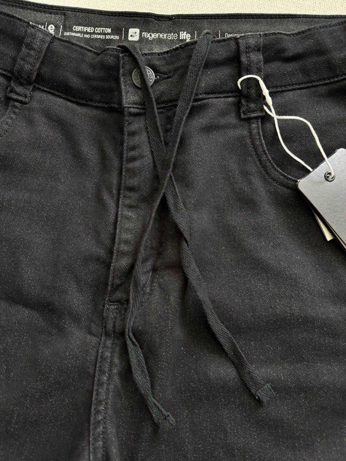 Osklen Osklen Denim Jean Denim Black 4-Way Stretch Shorts Size US 32 / EU 48 - 5 Thumbnail