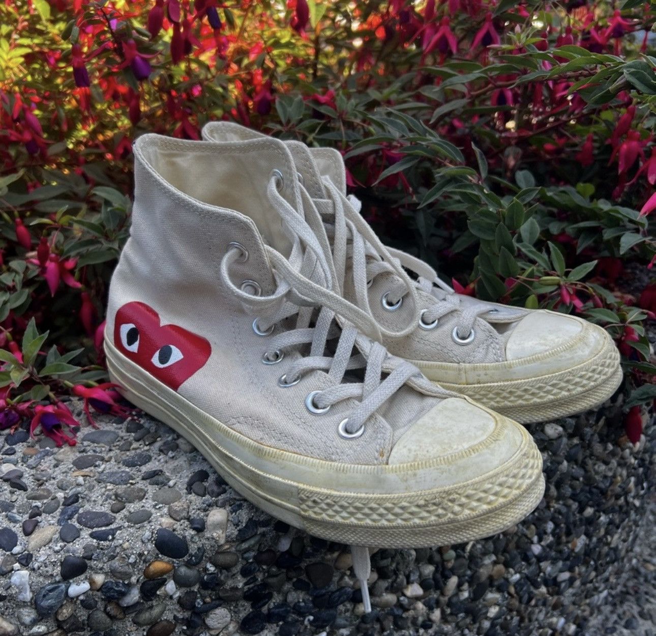 Comme des Garcons Converse Chuck Taylor All Star High x Comme des Garcons Size US 6 / IT 36 - 1 Thumbnail