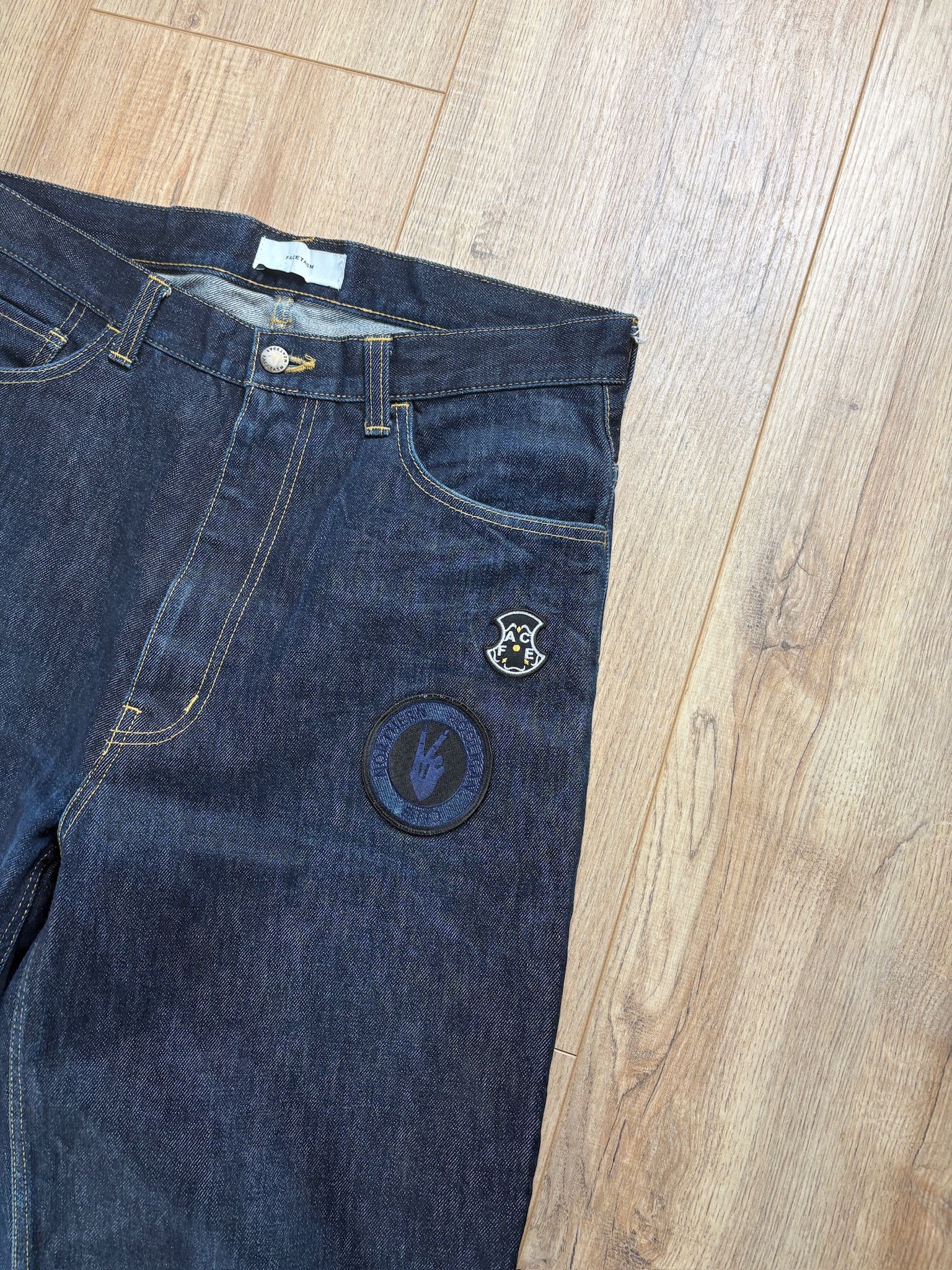Facetasm Facetasm Wide Leg Jeans Indigo Size US 32 / EU 48 - 10 Thumbnail