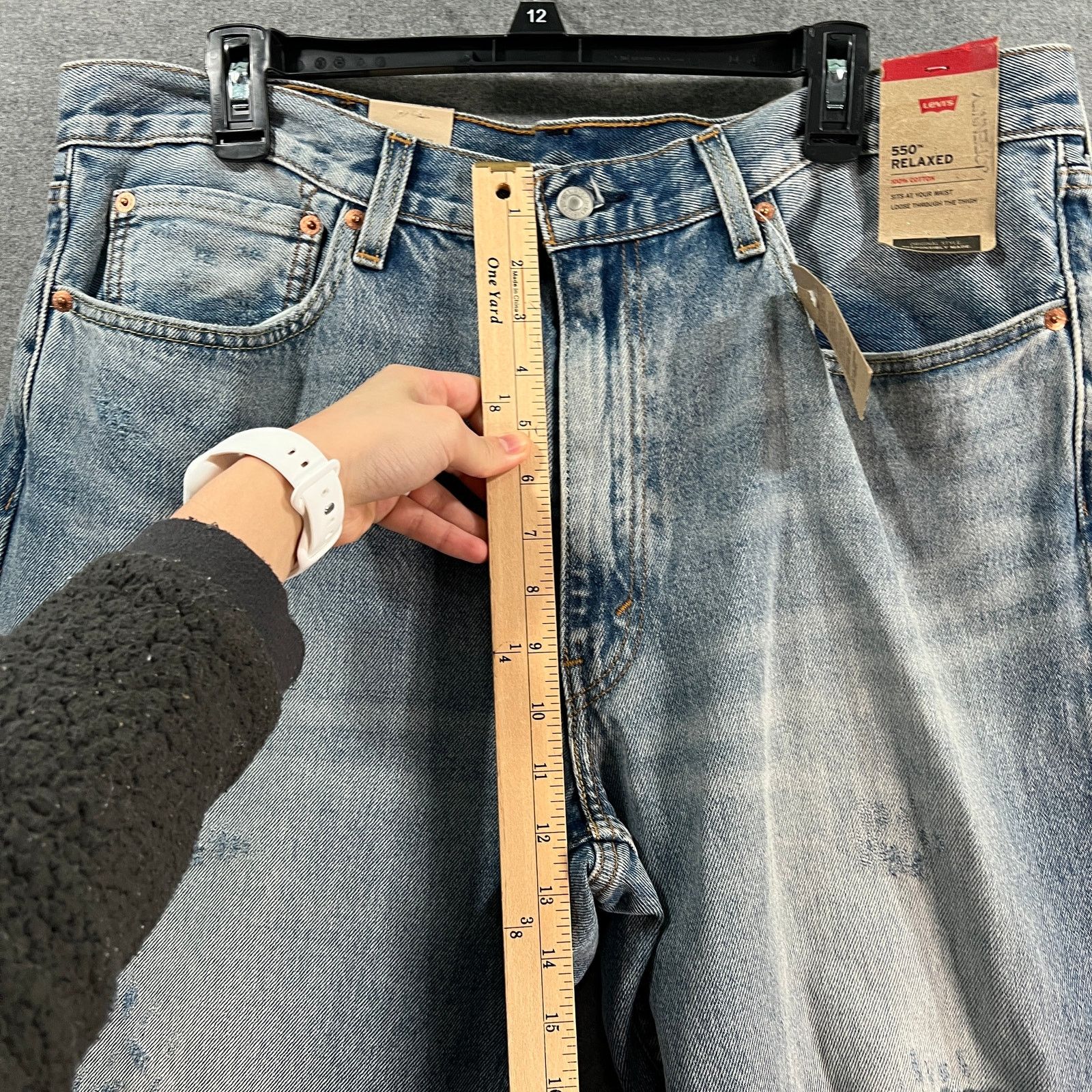 Levi's Levi's Men's 550 RELAXED Jeans W38 L32 Blue Denim Size US 38 / EU 54 - 8 Thumbnail