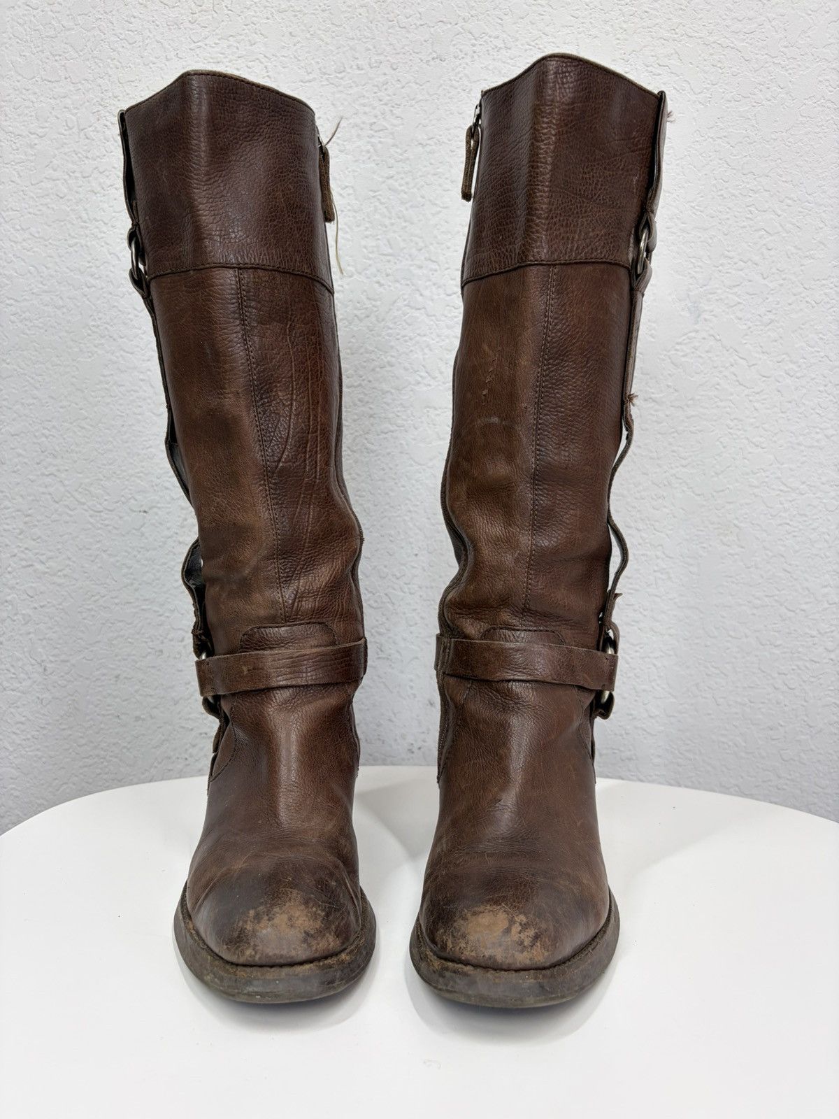 If Six Was Nine A.S. 98 Avant Garde Archive Leather Belted Boots Size US 9 / IT 39 - 8 Thumbnail