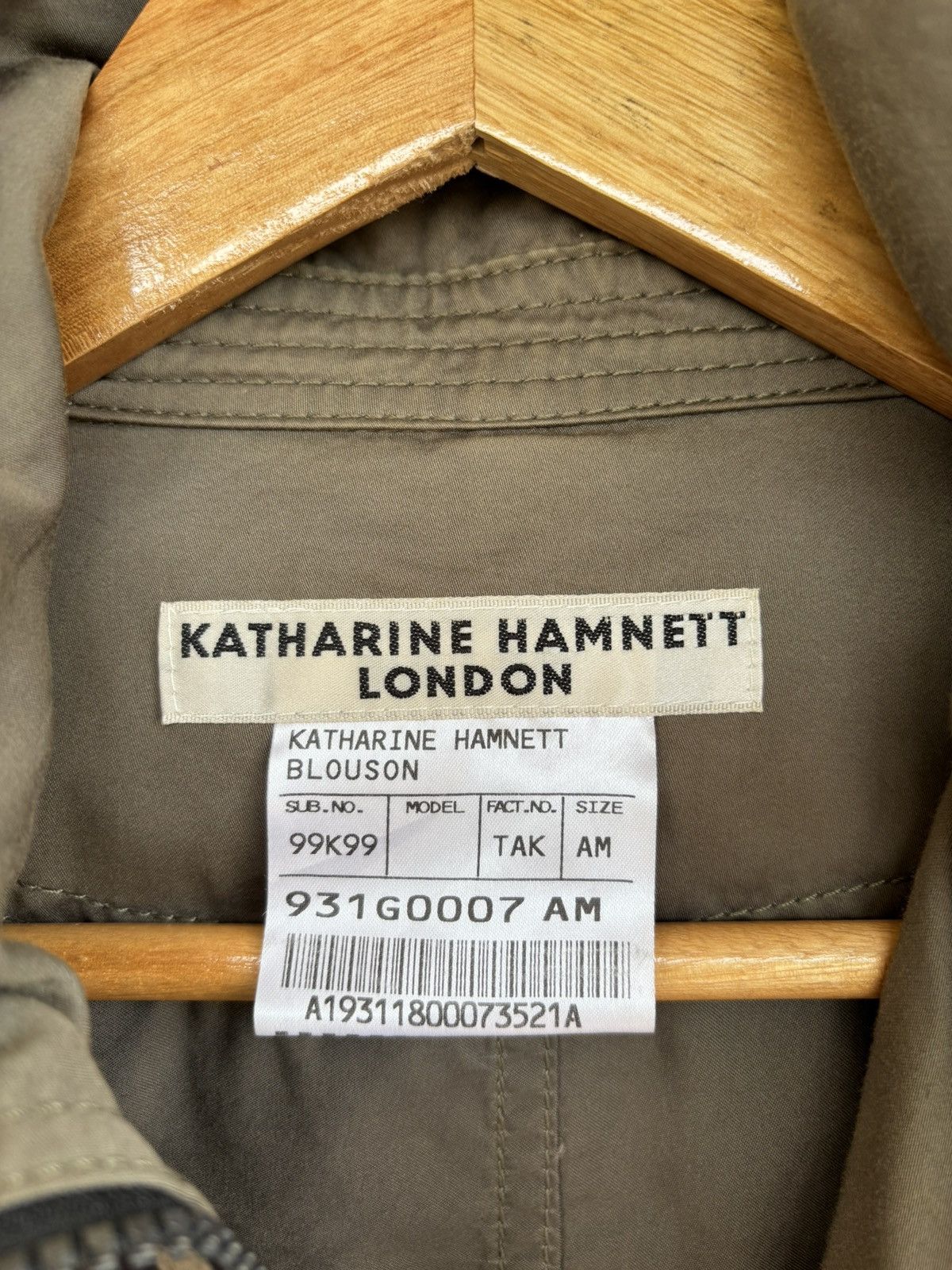 Katharine Hamnett London Katharine Hamnett Blouson Hooded Jacket Size US XS / EU 42 / 0 - 9 Thumbnail