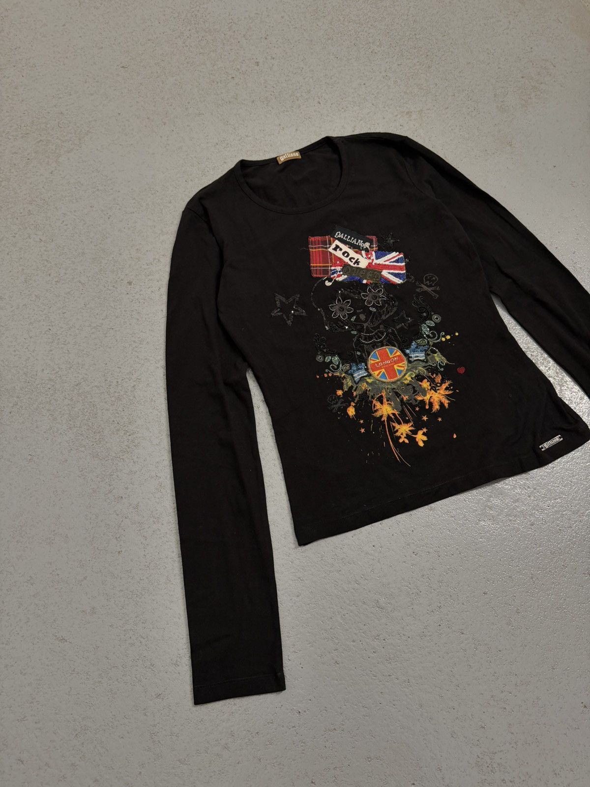 John Galliano Vintage 00s John Galliano Rock Punk UK Longsleeve Size M / US 6-8 / IT 42-44 - 4 Thumbnail