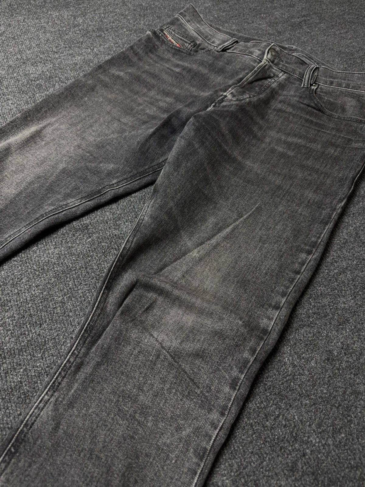 Diesel Luxury 00s Y2K Diesel D-Luster Black Slim Fit Stretch Jeans Size US 31 - 5 Thumbnail