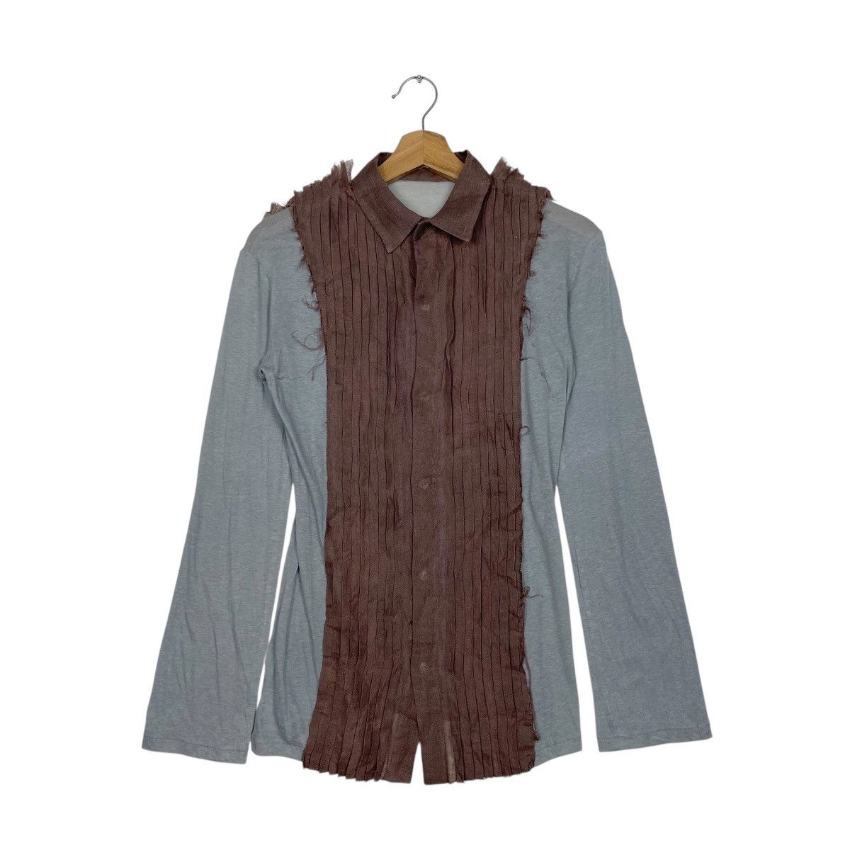 Yohji Yamamoto Runway Yohji Yamamoto Spring Summer Collection Blouse Jacket Size S / US 4 / IT 40 - 3 Thumbnail