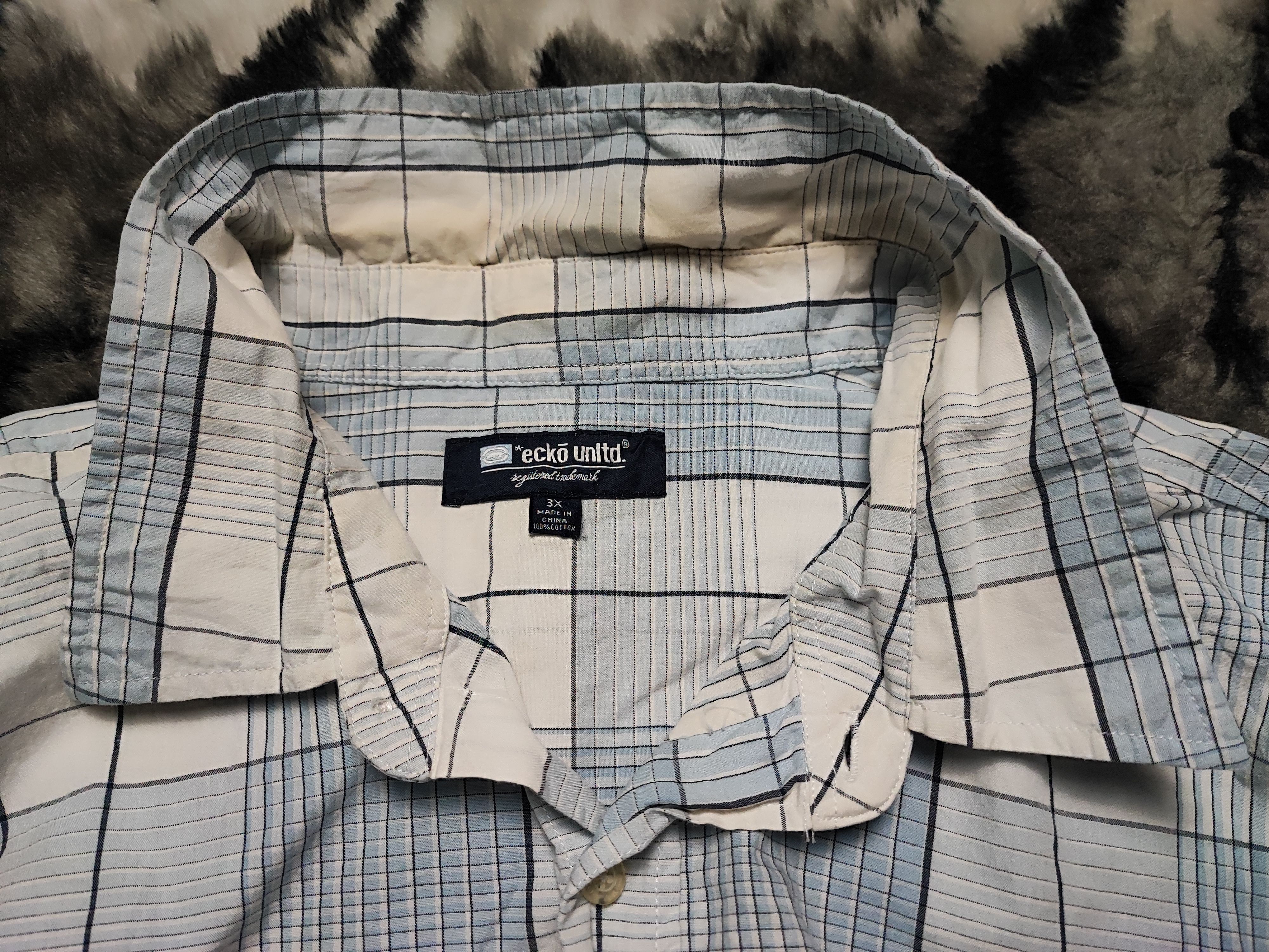 Ecko Unltd. Oversize Shirt Baggy Boxy Checked by Ecko Unltd Size US XXL / EU 58 / 5 - 19 Thumbnail