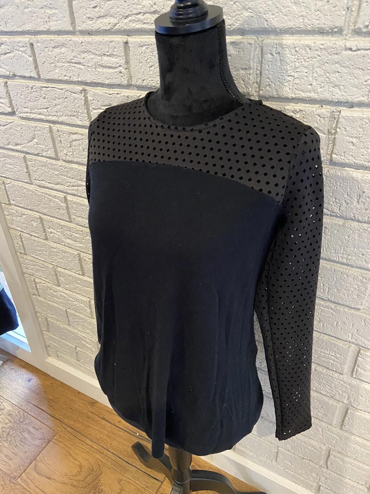 Kokaine Kookai top long sleeve Cutout Textured Top - Size Medium Size M / US 6-8 / IT 42-44 - 5 Thumbnail