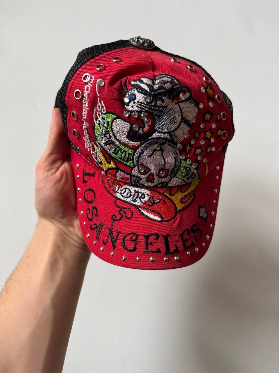 Christian Audigier Vintage Don Ed Hardy Cap Los Angeles OS Size ONE SIZE - 2 Thumbnail