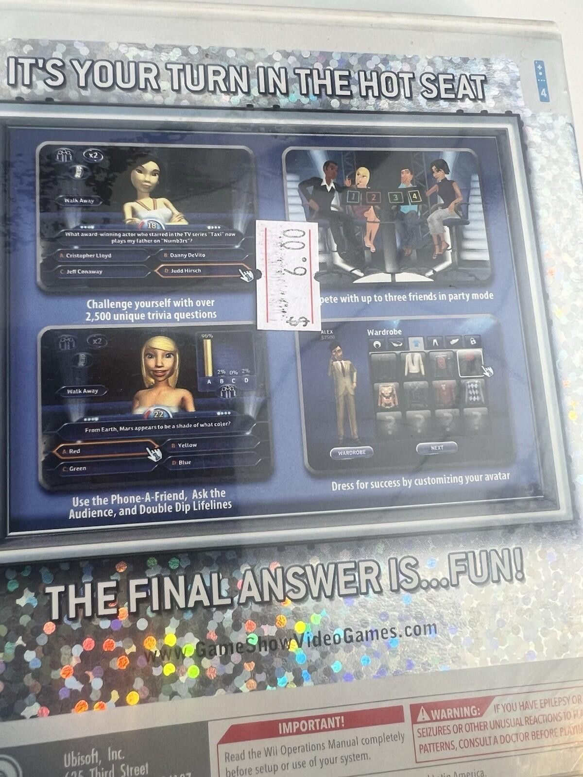 Other Who Wants to Be a Millionaire (Nintendo Wii, 2010) Size ONE SIZE - 8 Thumbnail