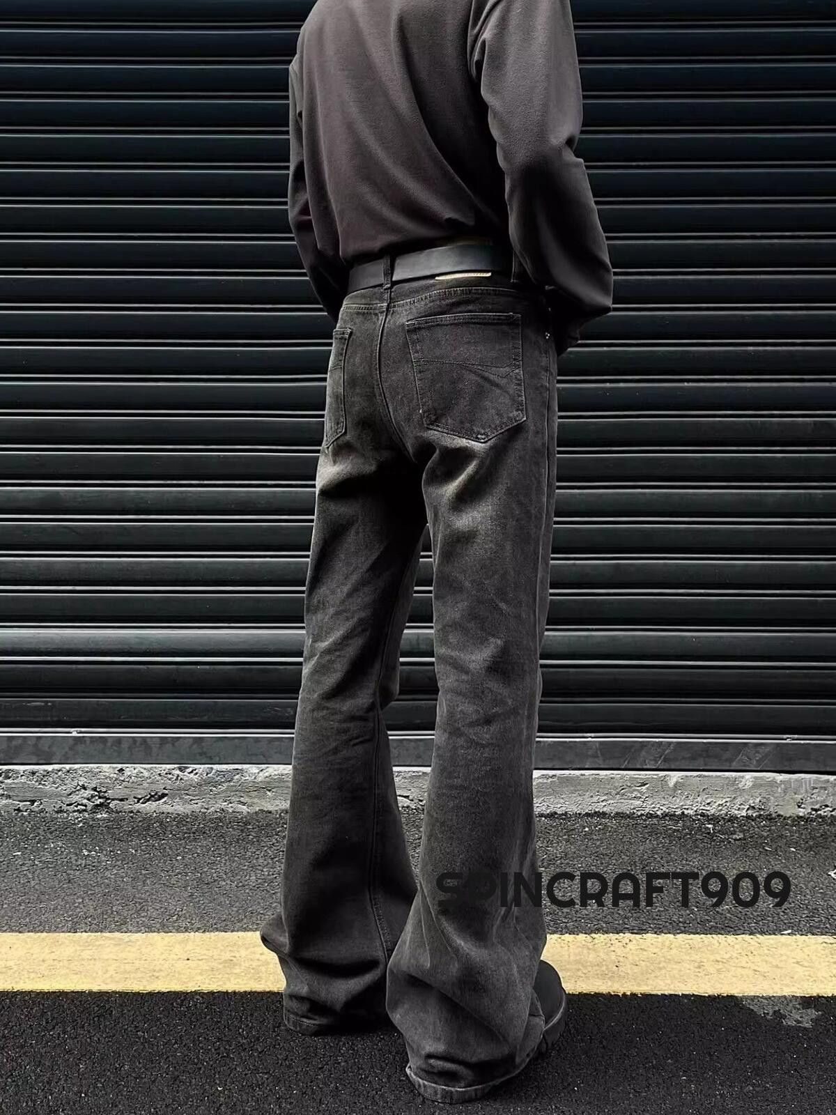 Jean Stacked Flare Denim Jeans Size US 32 / EU 48 - 3 Thumbnail