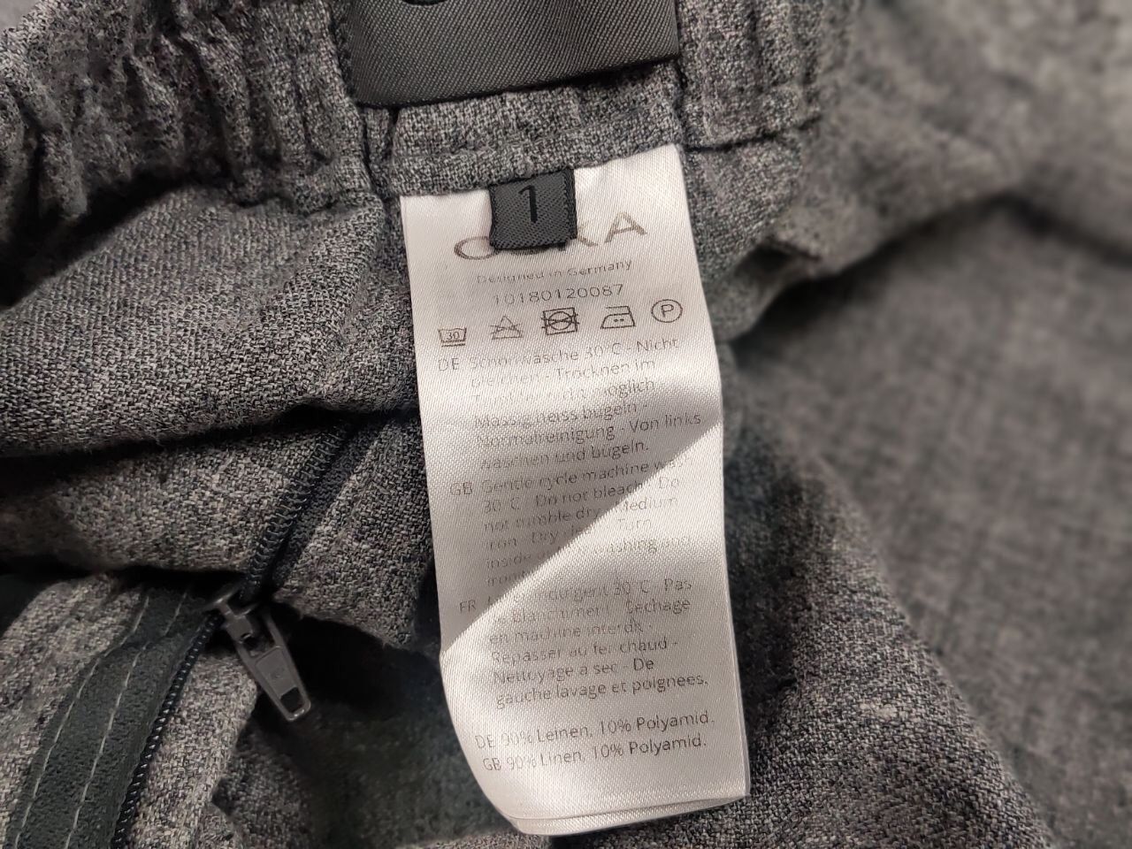Japanese Brand Oska germany Design Gray Linen Trouser Baggy Pants Size 28" / US 6 / IT 42 - 16 Thumbnail