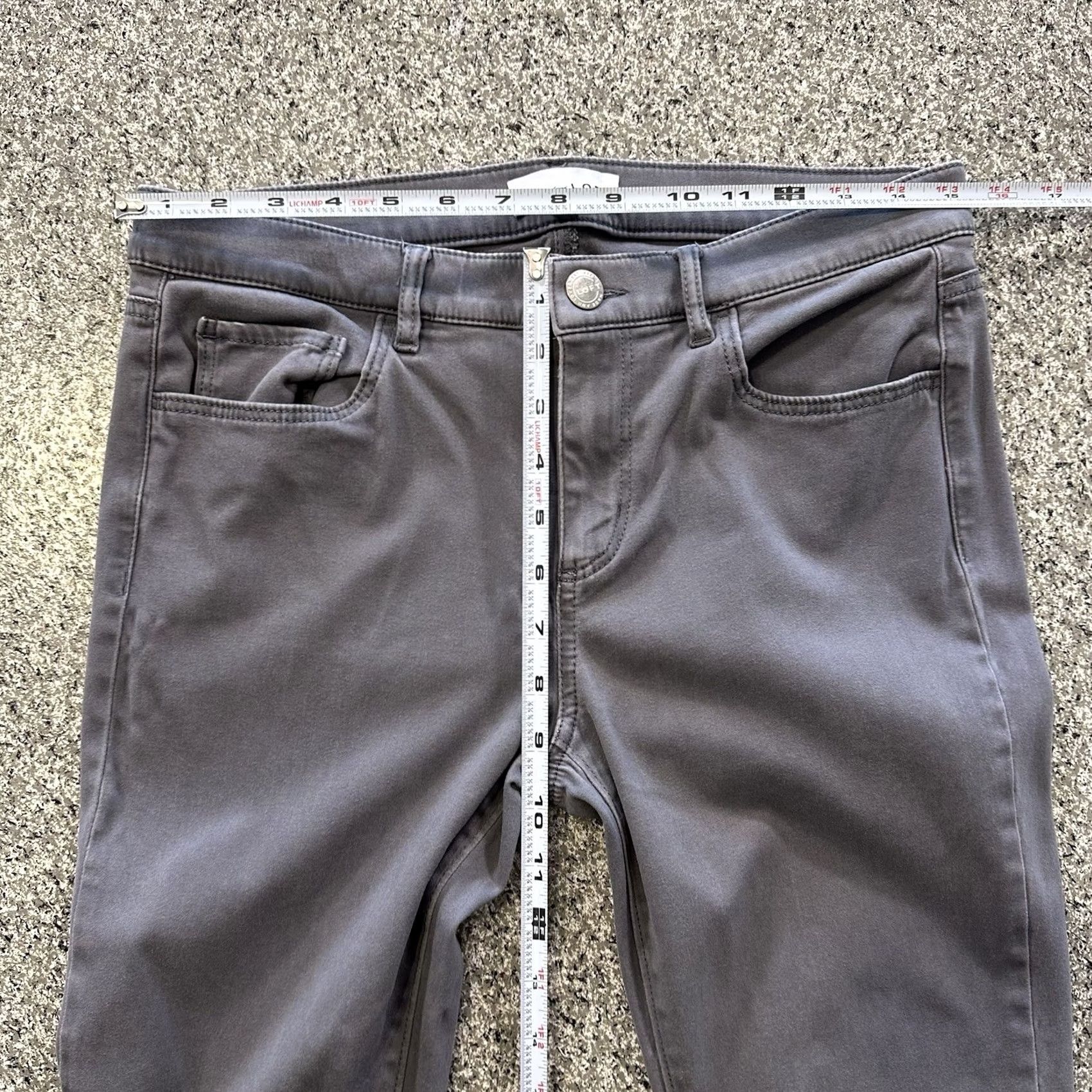 Loft LOFT Ann Taylor Legging Pants Womens 4 Grey Skinny Mid Rise Size 27" / US 4 / IT 40 - 6 Thumbnail