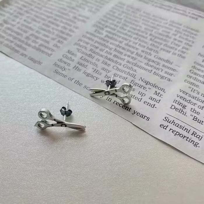 Designer × Vintage vintage scissors ear studs Size ONE SIZE - 3 Thumbnail