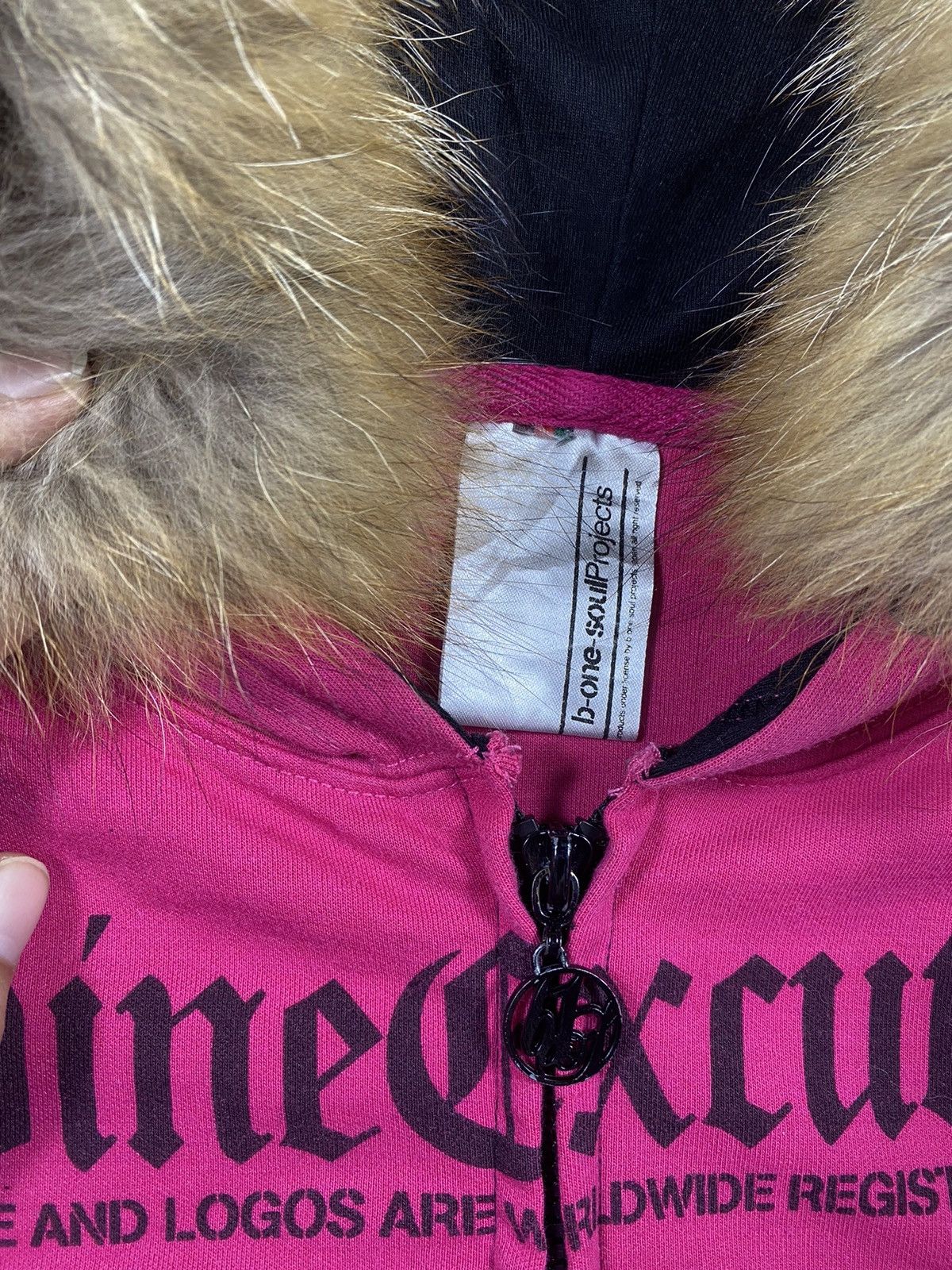 20471120 Japanese B-One-Soul Projects zip fur hoodie lgb ifsix style Size US L / EU 52-54 / 3 - 6 Thumbnail