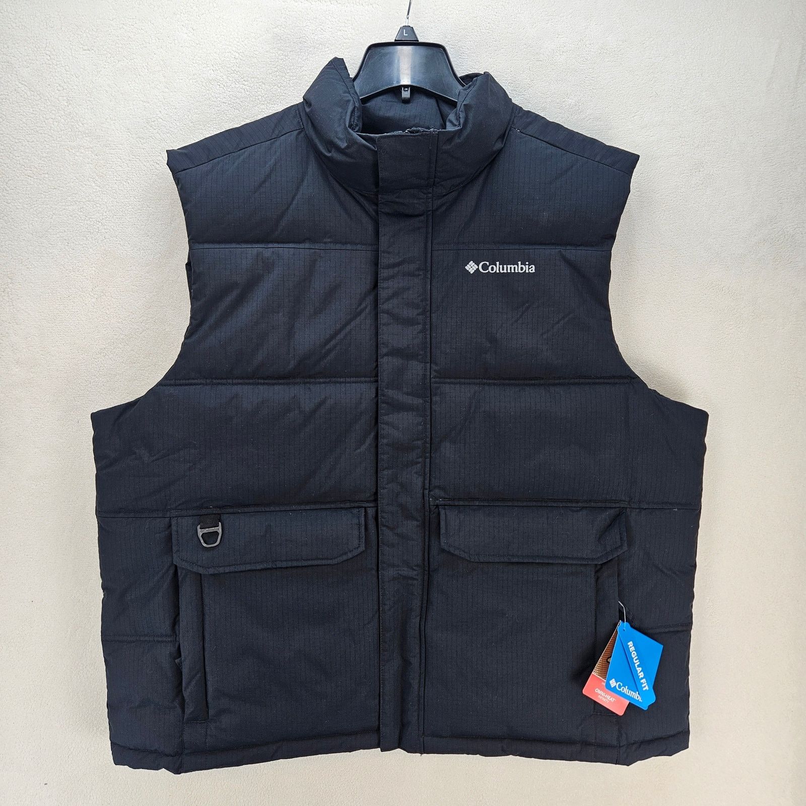 Columbia COLUMBIA MEN'S XL LANDROAMER BLACK PUFFER VEST OMNI SHIELD Size US XL / EU 56 / 4 - 1 Thumbnail