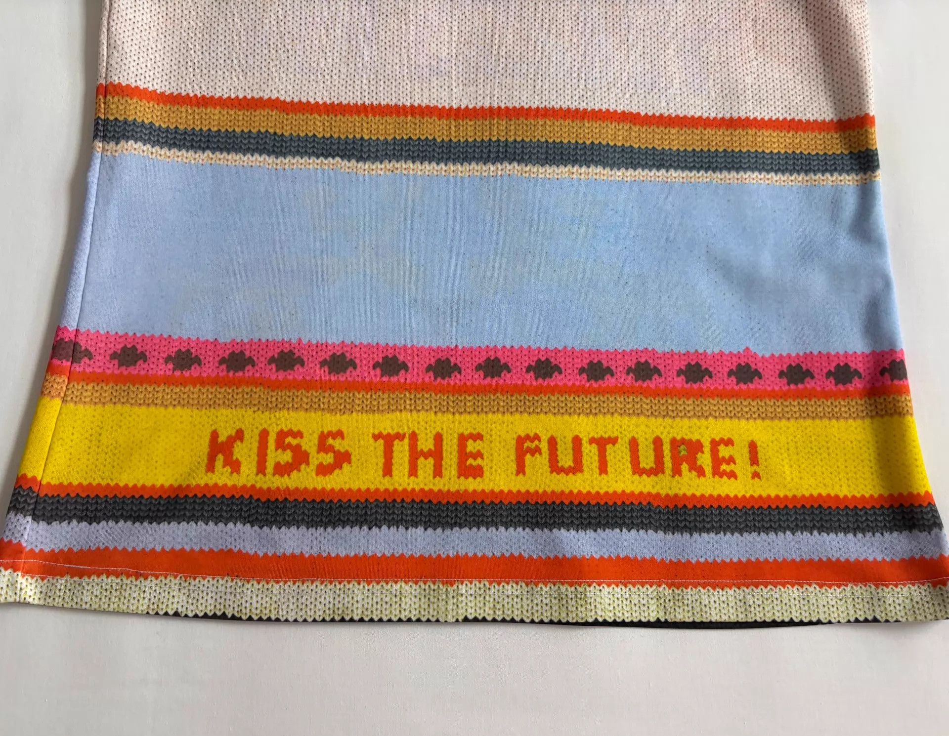 Walter Van Beirendonck WVB 1998 Vtg Striped Wolf Head Kiss the Future Tee Size M / US 6-8 / IT 42-44 - 8 Thumbnail