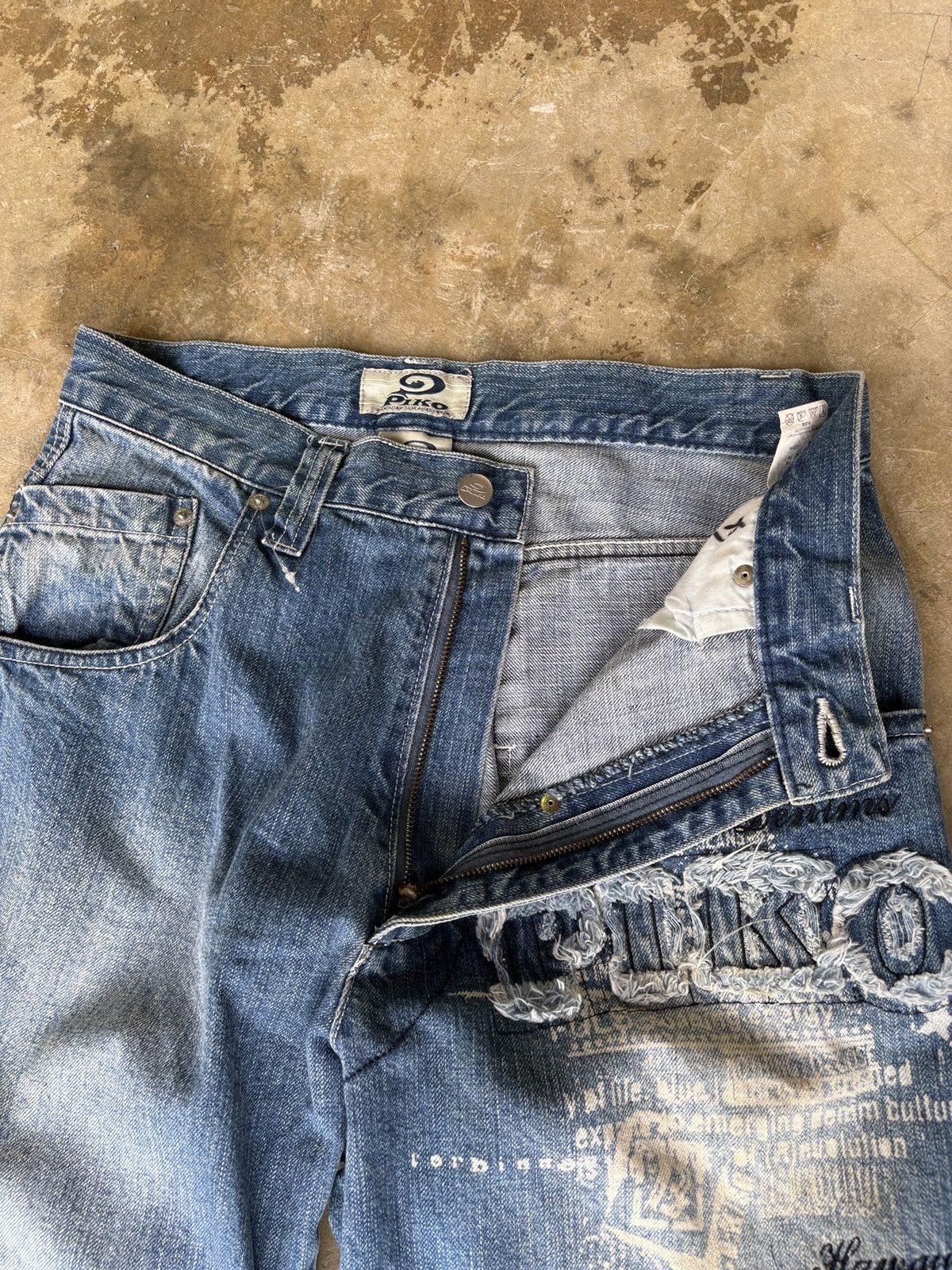 Vintage Hawaii Piko Vintage Y2K Cargo Pant Denim Baggy Surf Size US 30 / EU 46 - 5 Thumbnail