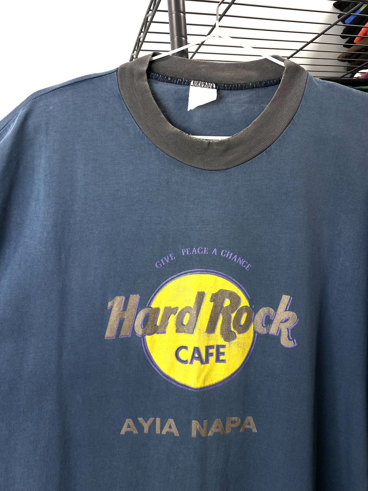 Hard Rock Cafe Vintage 80-90’s Hard Rock Cafe Ayia Napa TShirt Size US L / EU 52-54 / 3 - 2 Thumbnail