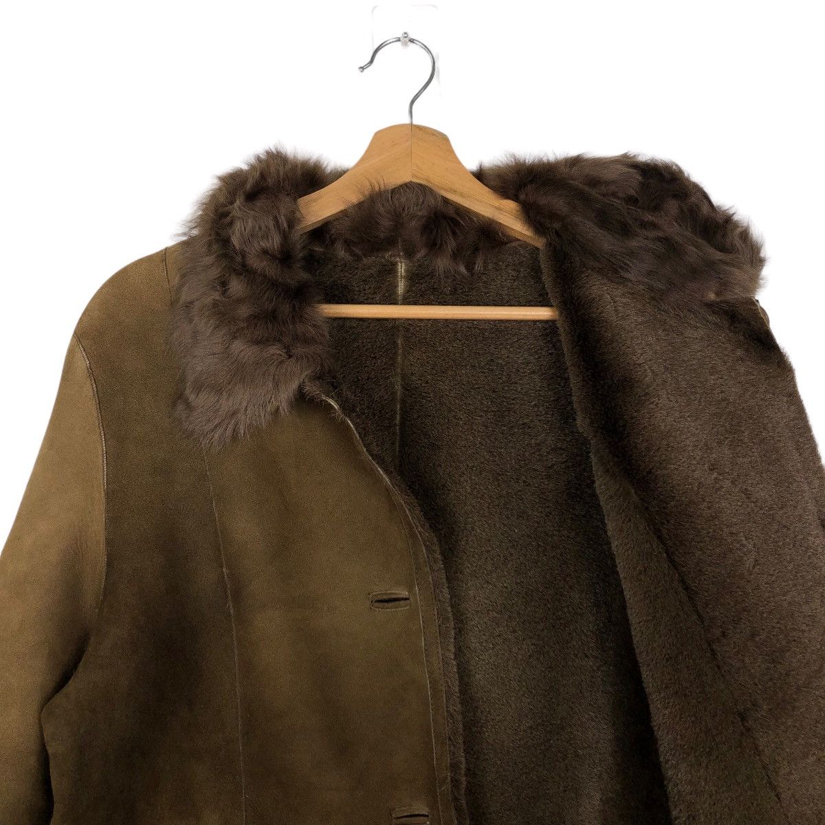 Japanese Brand 🔥90’s Vintage Leather Shearling Jacket Mink Fur Lining Size US M / EU 48-50 / 2 - 10 Thumbnail