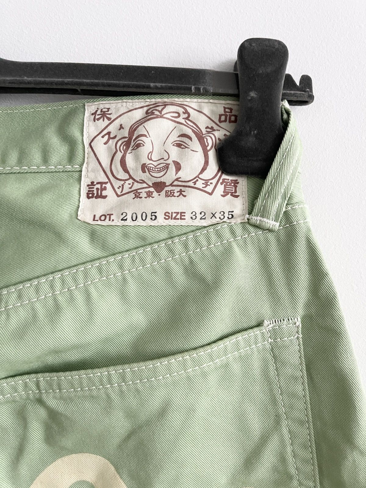 Evisu STEAL! 2005 Evisu Push Hills Golf Club Jumbo Logo Pants Size US 32 / EU 48 - 4 Thumbnail