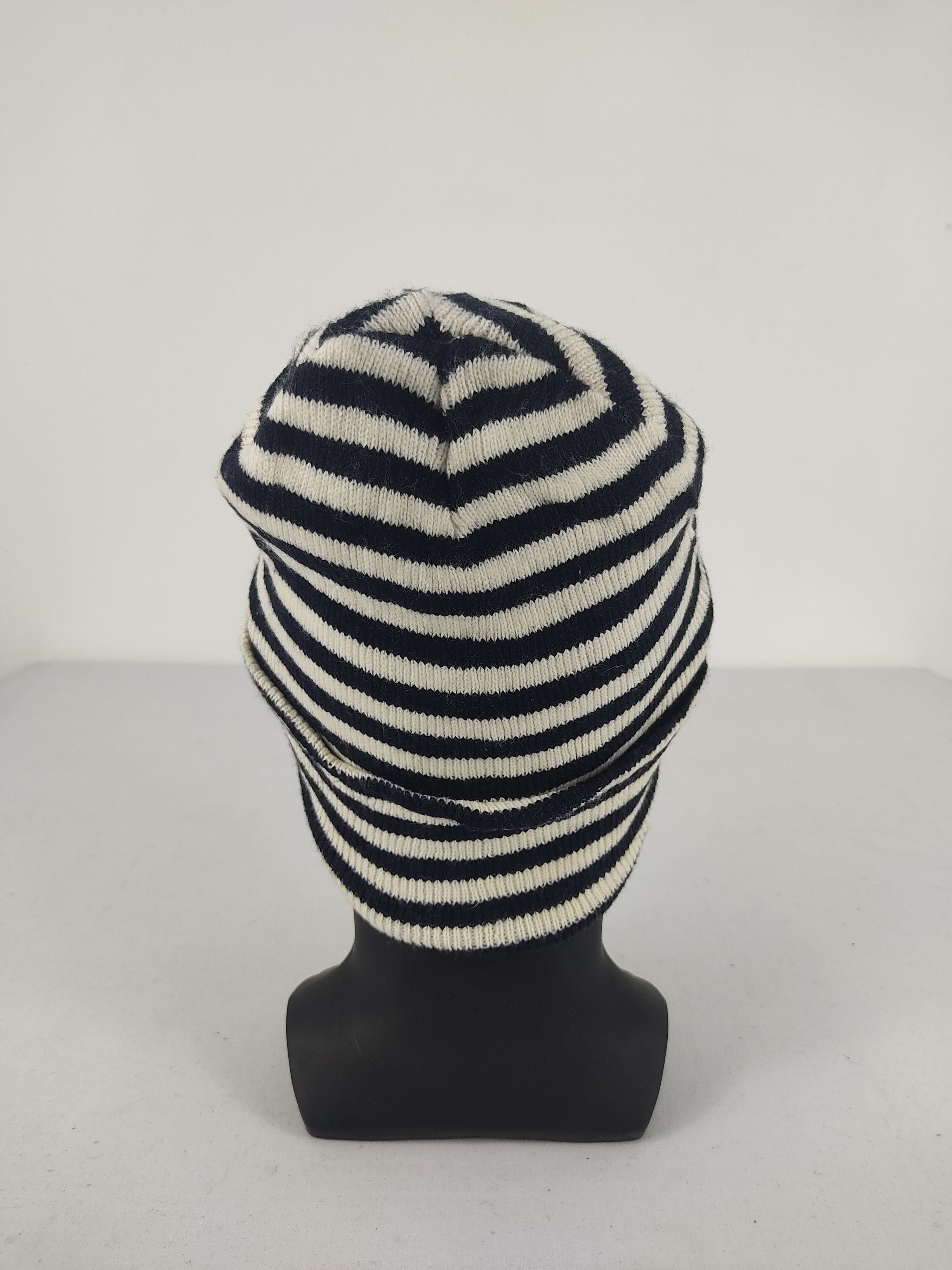Japanese Brand × Vintage Vintage Temps Stripe Beanie / Snow Hat / Snow Cap Size ONE SIZE - 3 Thumbnail