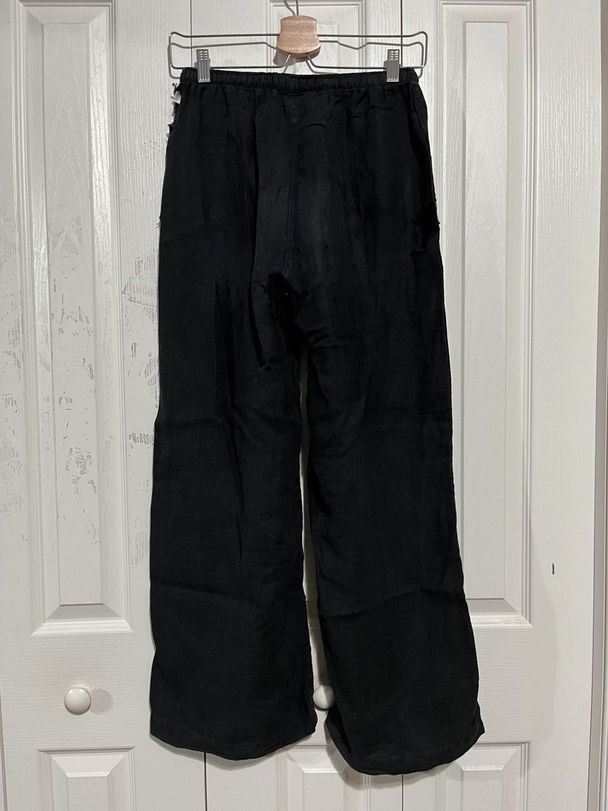 Staatsballett Black Linen Pants Size US 30 / EU 46 - 2 Thumbnail