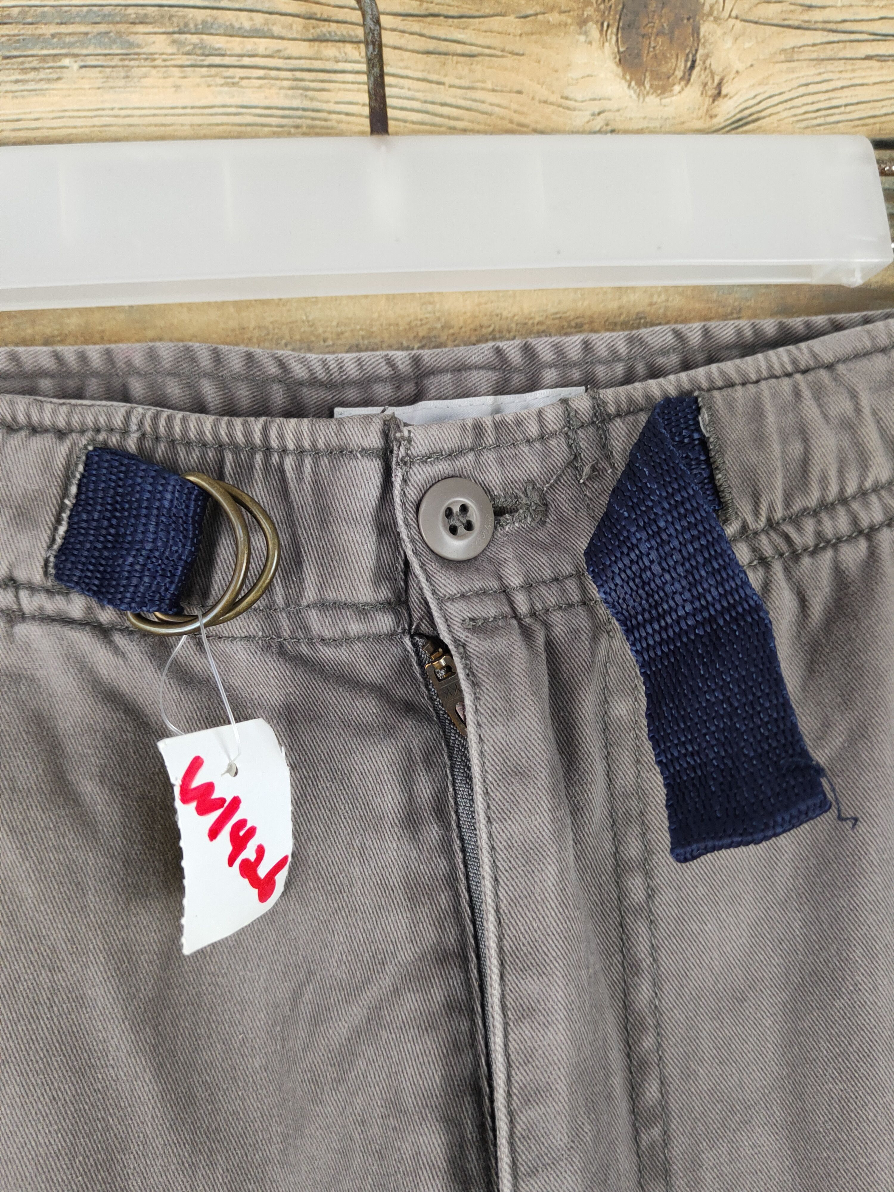 Japanese Brand B.C Factory Gray Multipocket Tactical Cargo Pants#W1426 Size US 35 - 2 Thumbnail